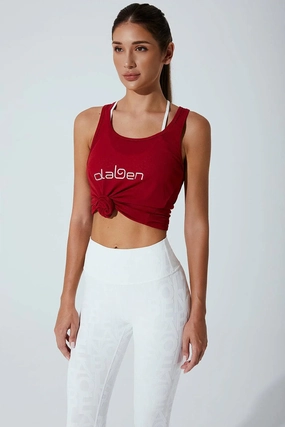 Quick Access Side Pockets Vera Olaben Tank - Savvy Red