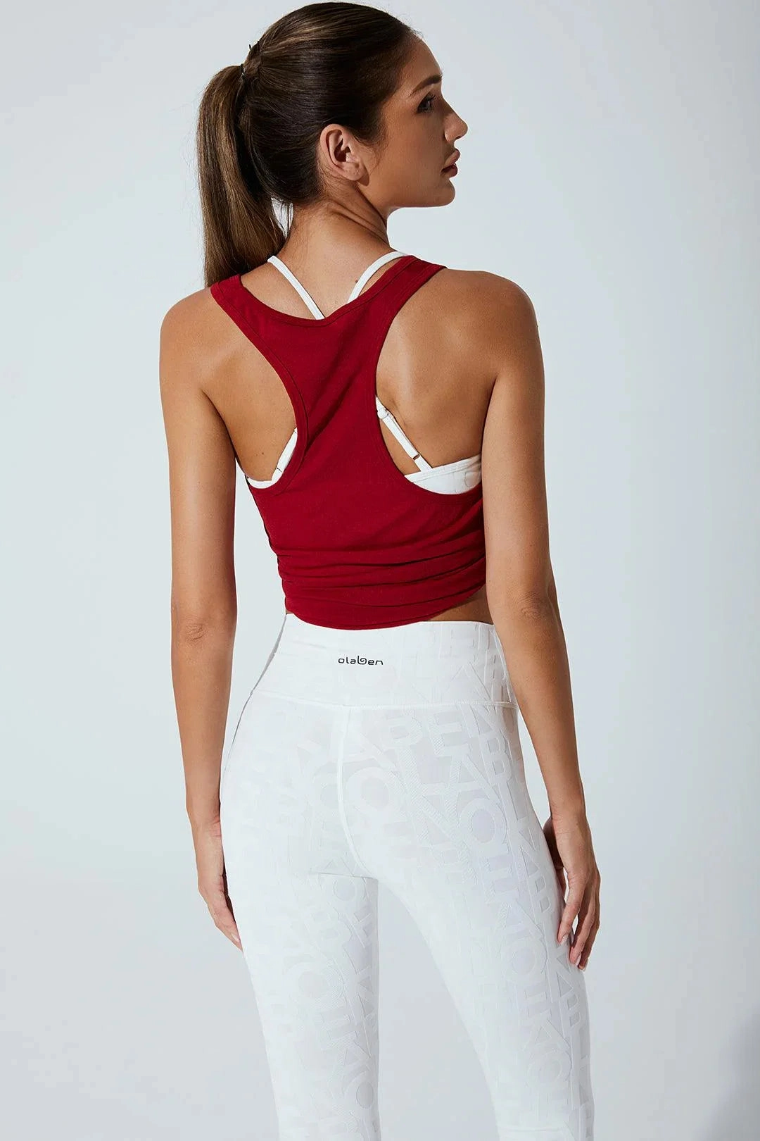 Layered Paneling Vera Olaben Tank - Savvy Red