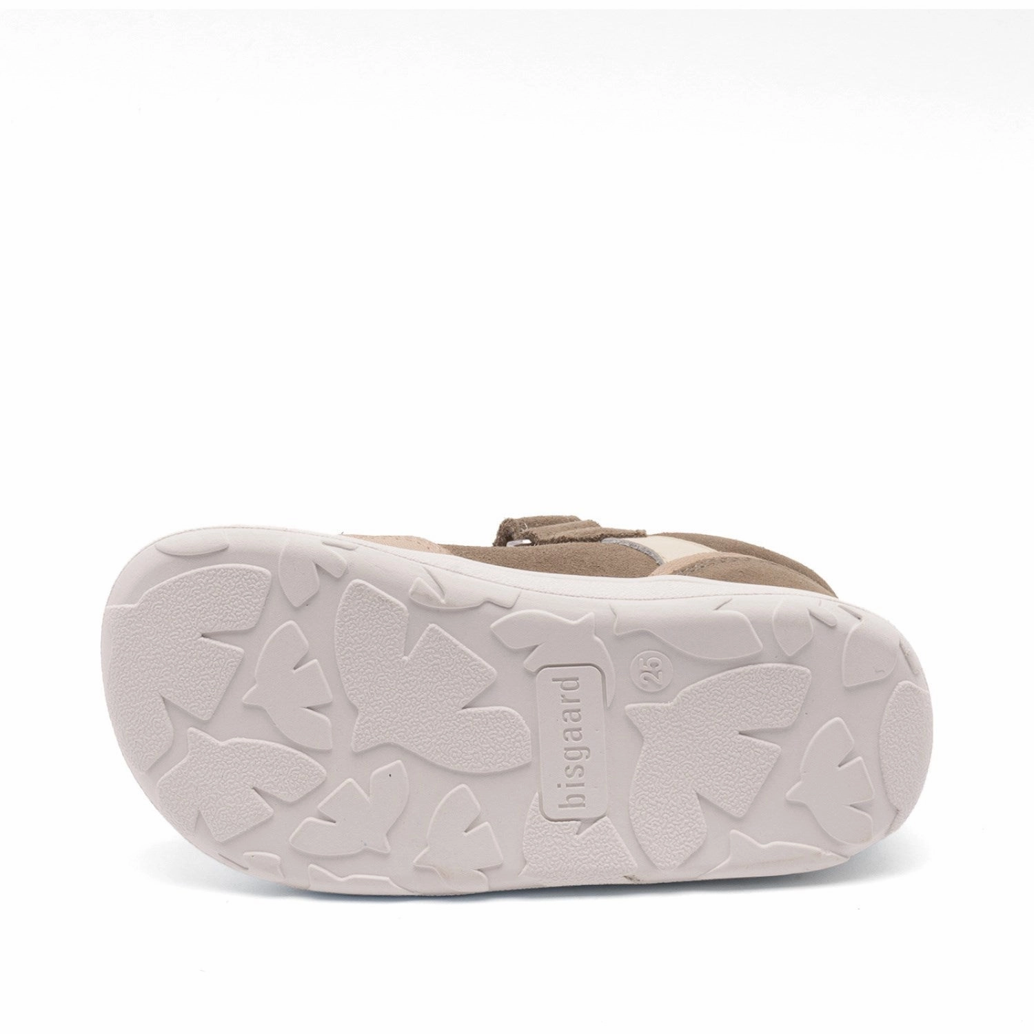 Bisgaard Khaki Barefoot Baloo Velcro Shoe Asymmetric Lacing System