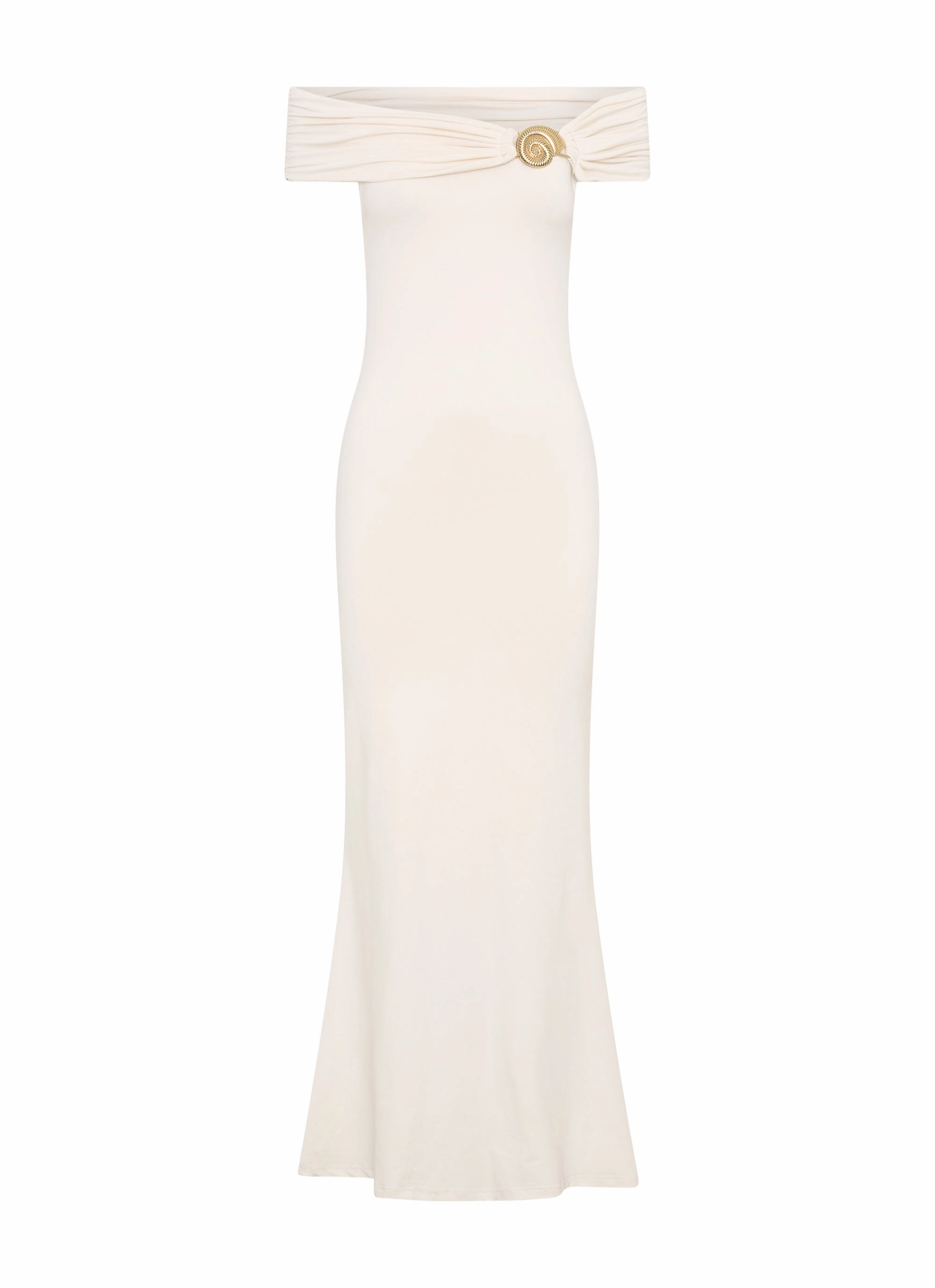 Illusion Maxi Dress - Ivory Stylish Vibe Multipurpose