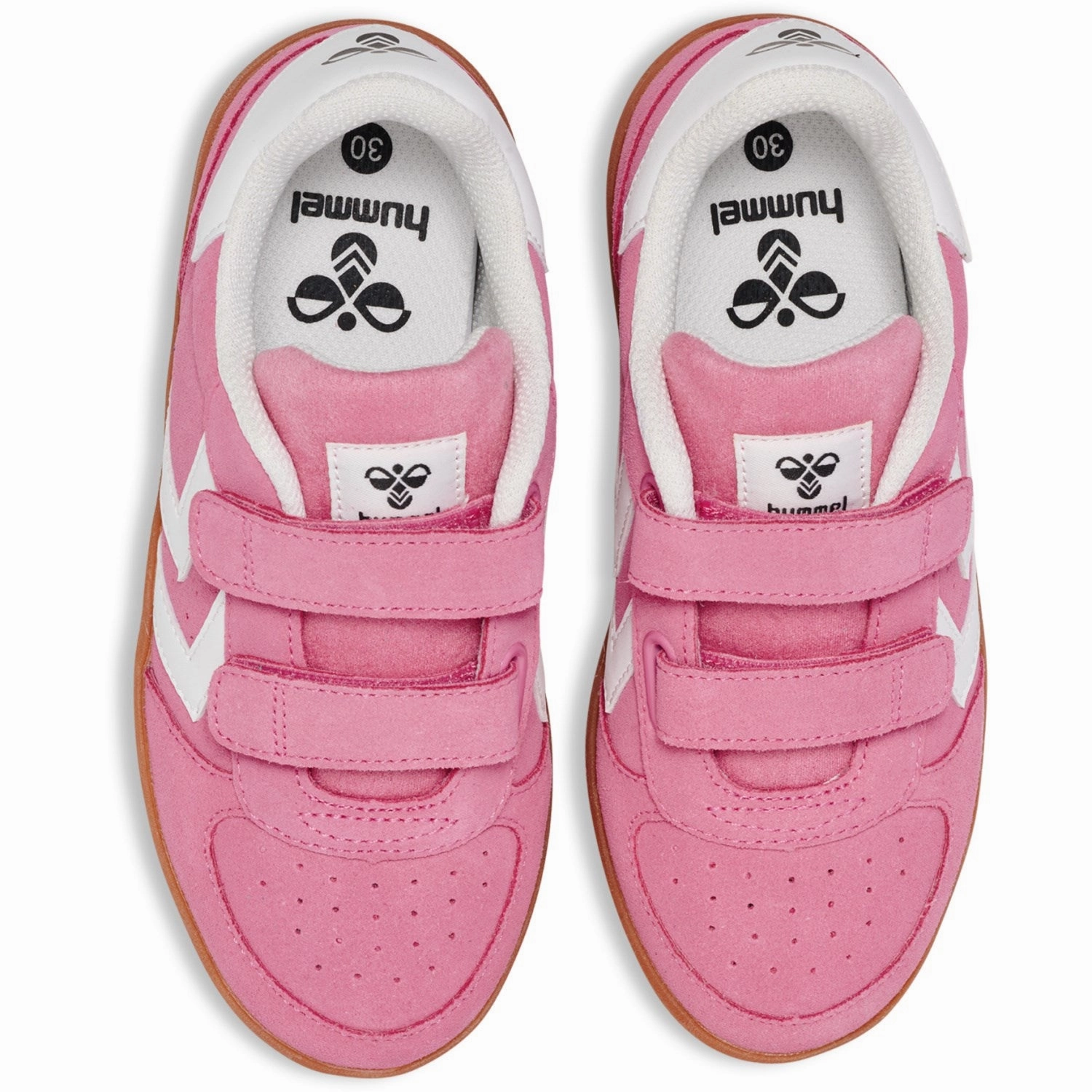 Hummel Prism Pink Victory Suede Ii Low Sneakers Memory Foam Ankle Support