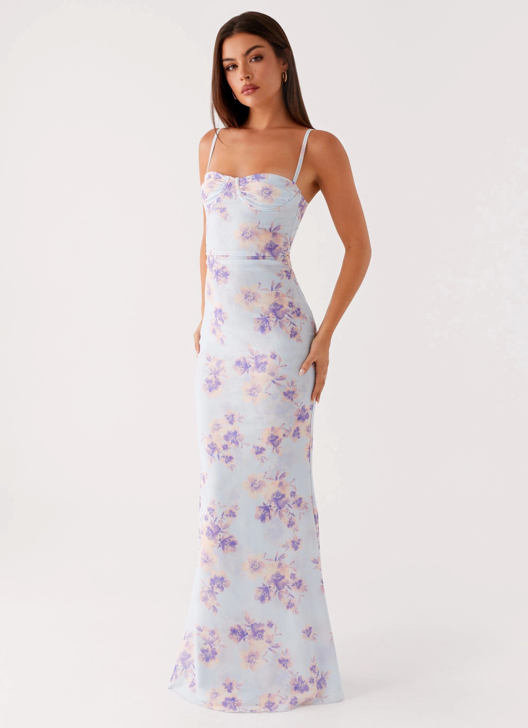 Minimal Motion Summer-Season Impress Maxi Dress - Print