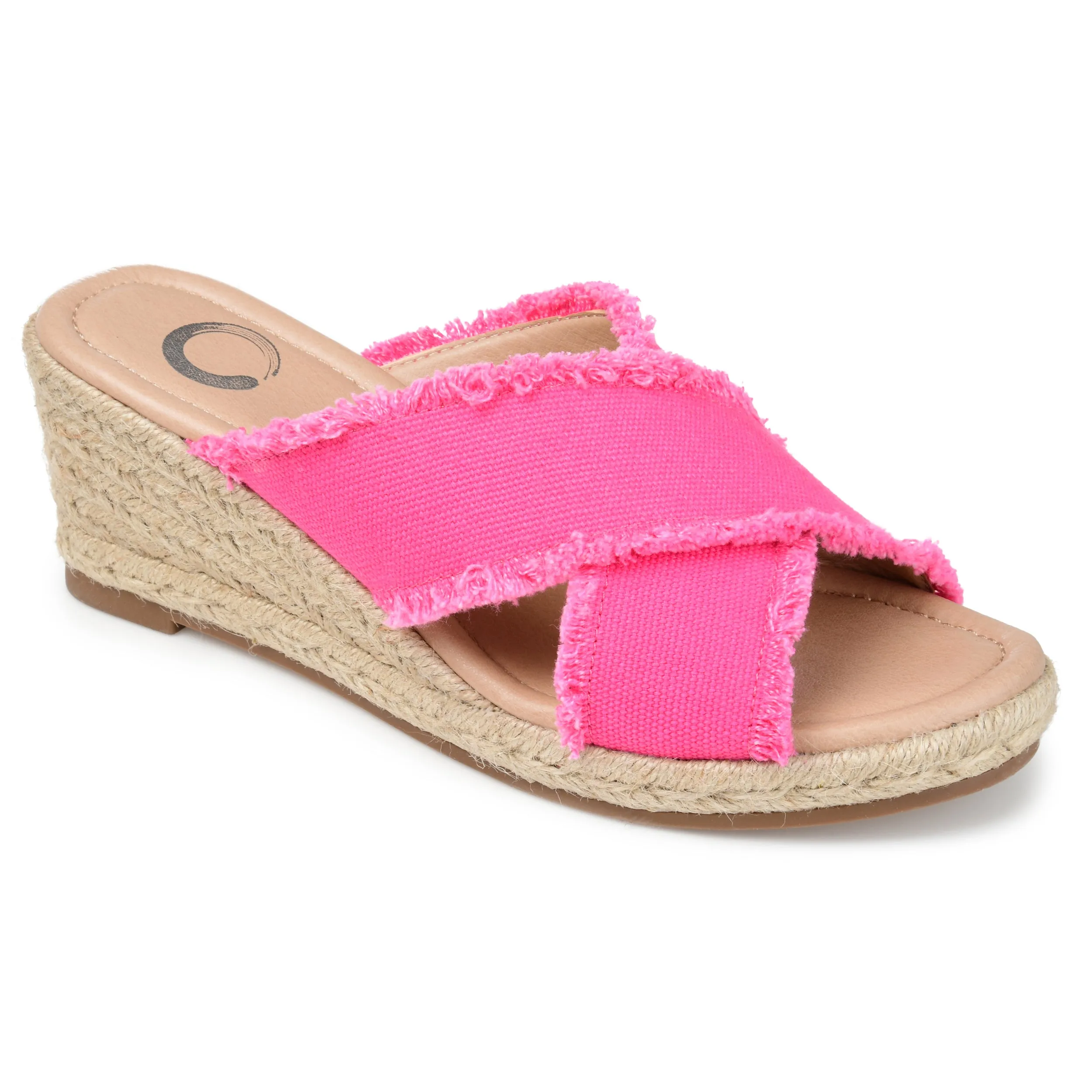 Multi Directional Flex Zones Flat Base Journee Collection Women's Tru Comfort Foam Shanni Wedge