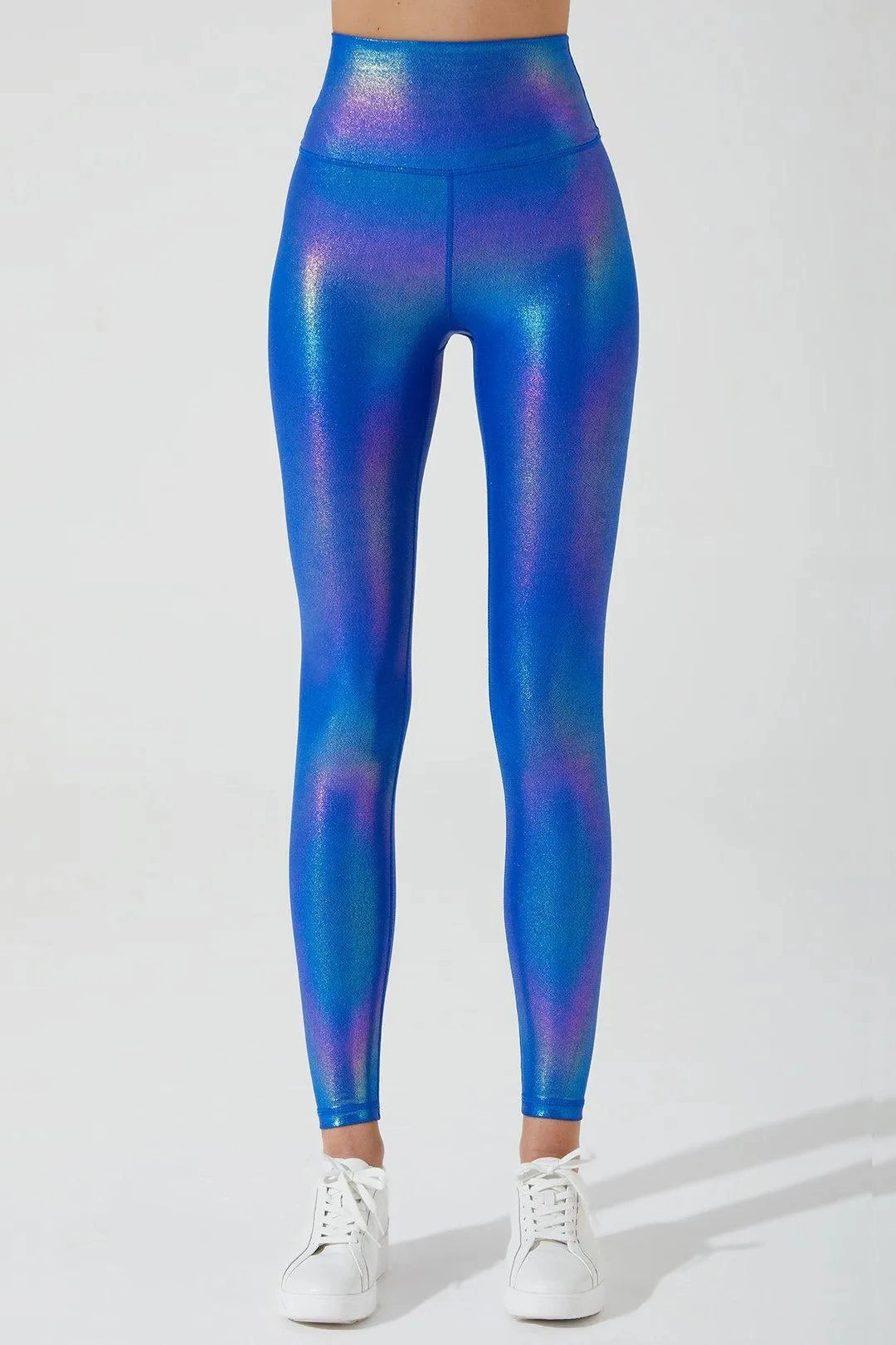 Yoga Class Comfort Seeker No Pressure Iridescent Legging - Magnetic Blue