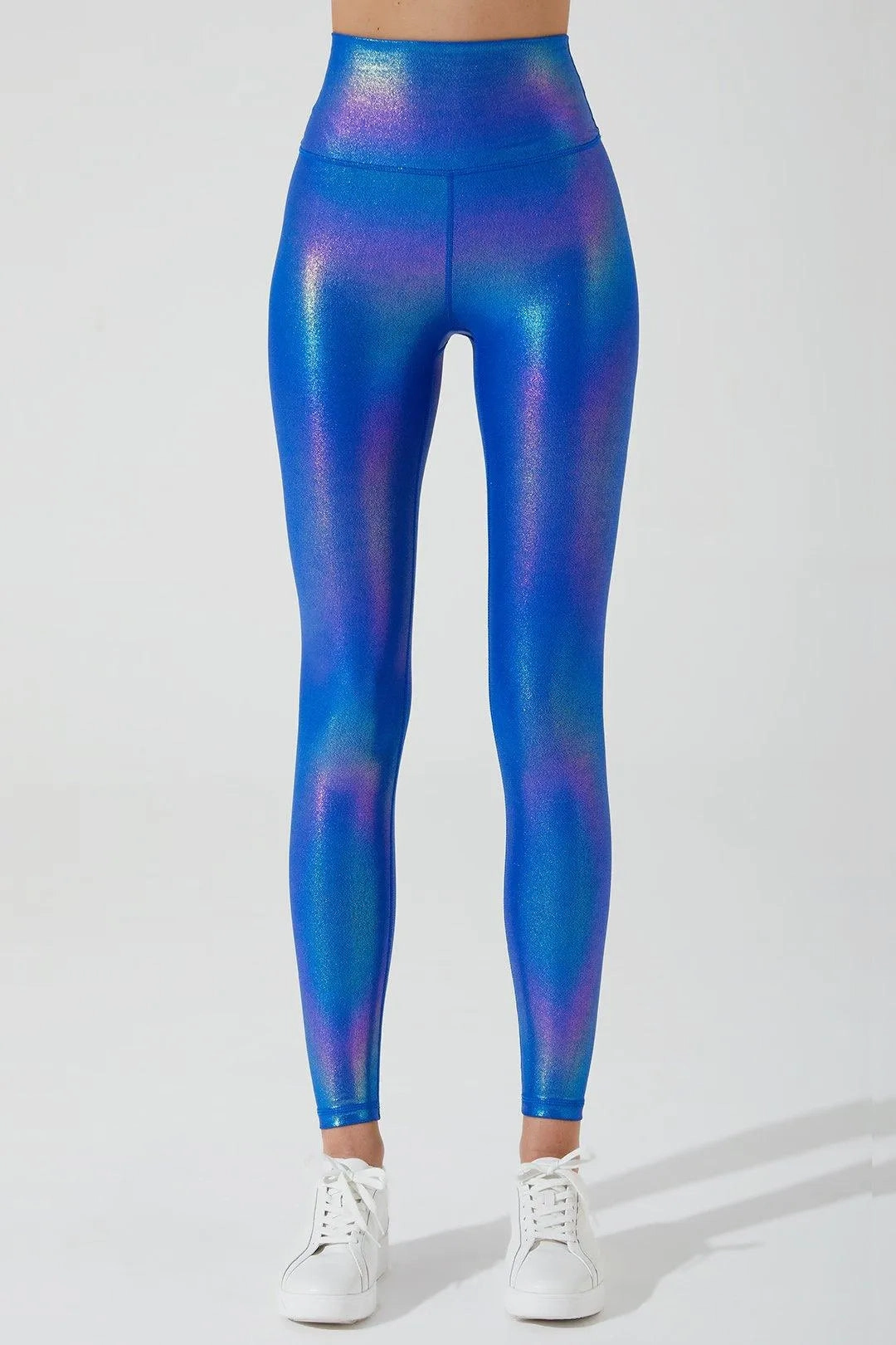 Iridescent Legging - Magnetic Blue Comfortable Movement Chic Stretch Fit