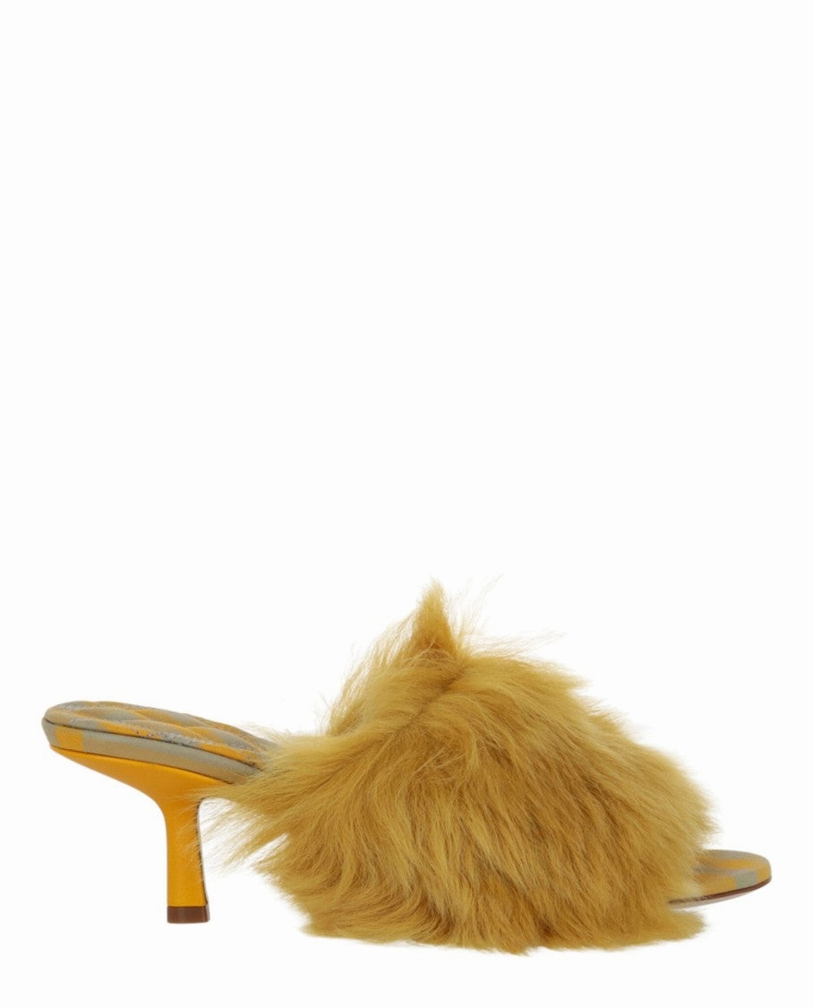 Jackie Shearling Mules Comfortable Technology Slip-On Footwear