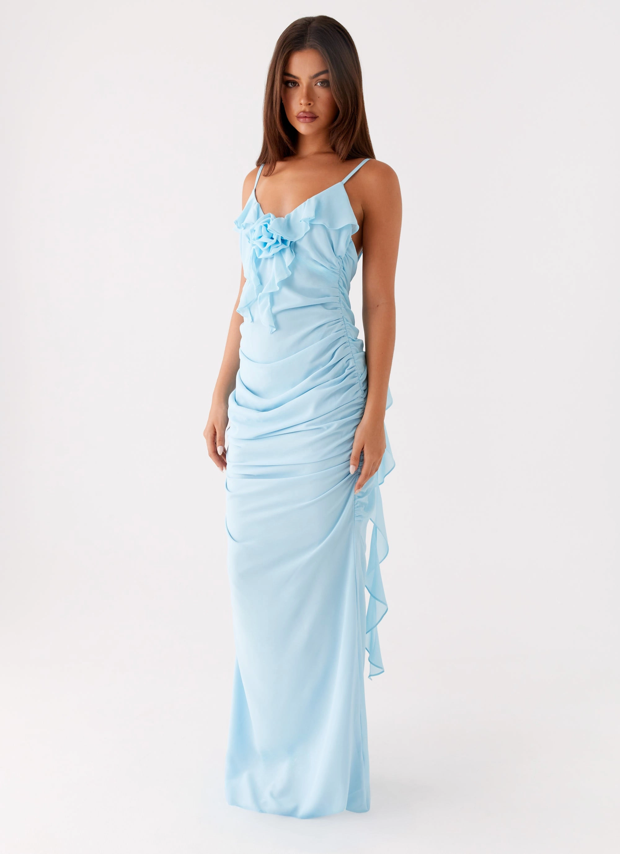 Jasmina Maxi Dress - Blue Versatile sundress Love Blend