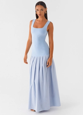 Night Party Gentle Shine Jaxon Maxi Dress - Blue