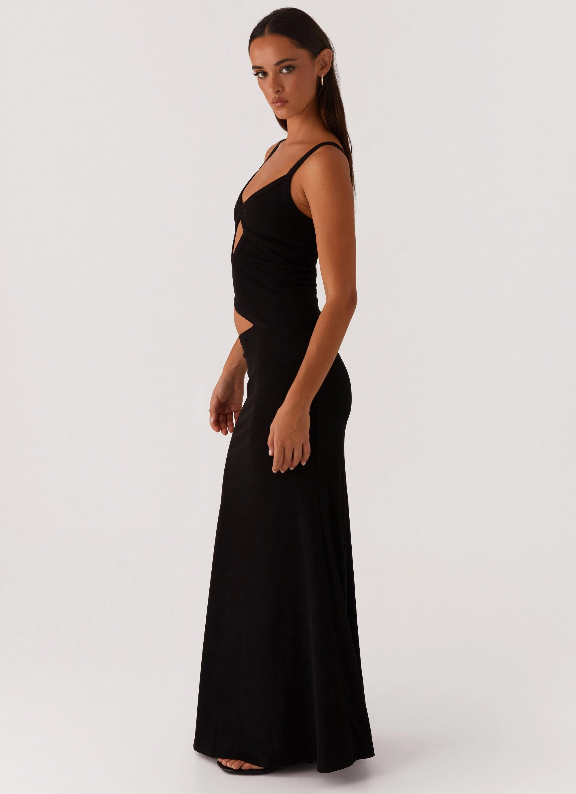 Jocelyn Maxi Dress - Black Travel Option Bold Statement