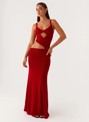 Love Energy Jocelyn Maxi Dress - Red