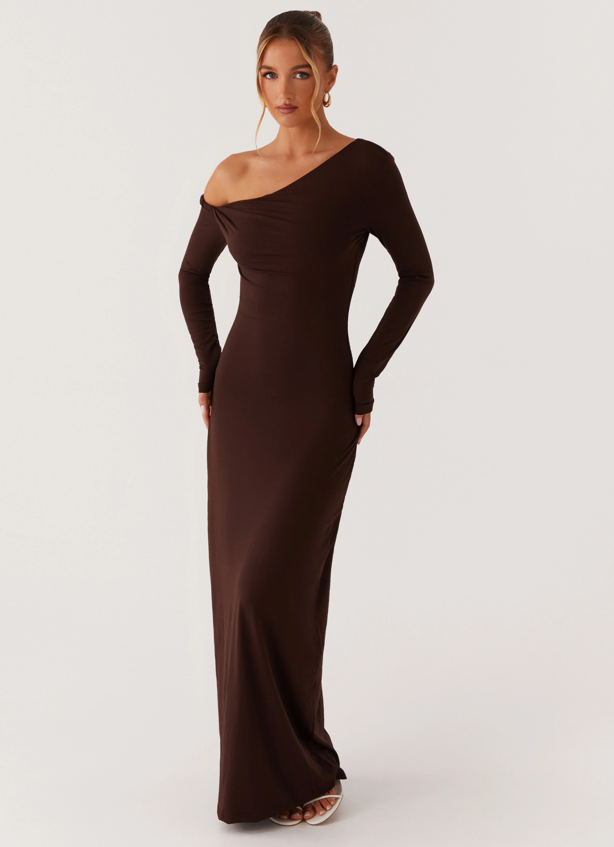 Gentle Flow Jordana Twist Maxi Dress - Brown