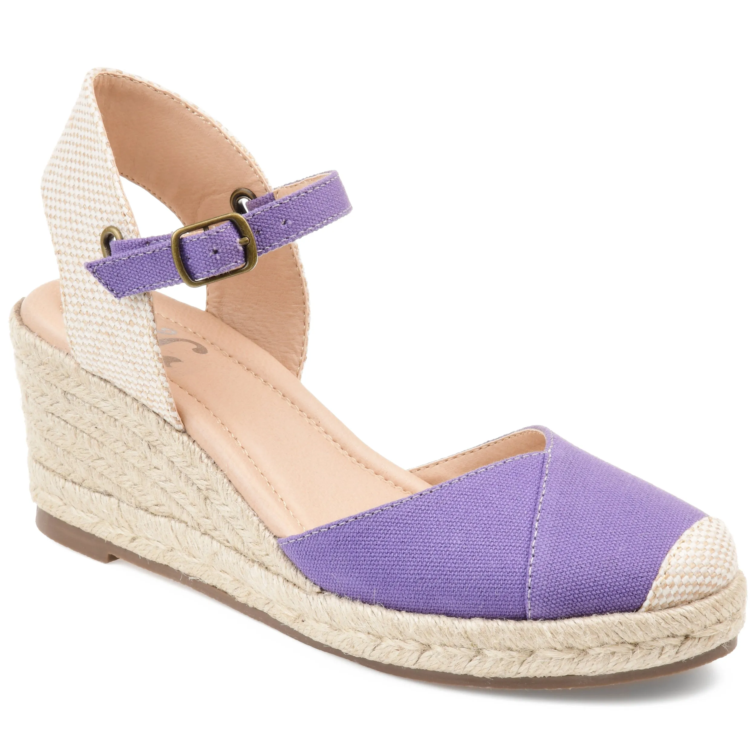 Breathable Lining adjustable footwear Journee Collection Women's Tru Comfort Foam Ashlyn Wedge