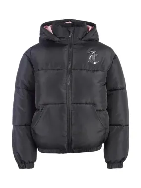 Adjustable Hem System Courage Juicy Couture Foiled Puffer Jacket Junior