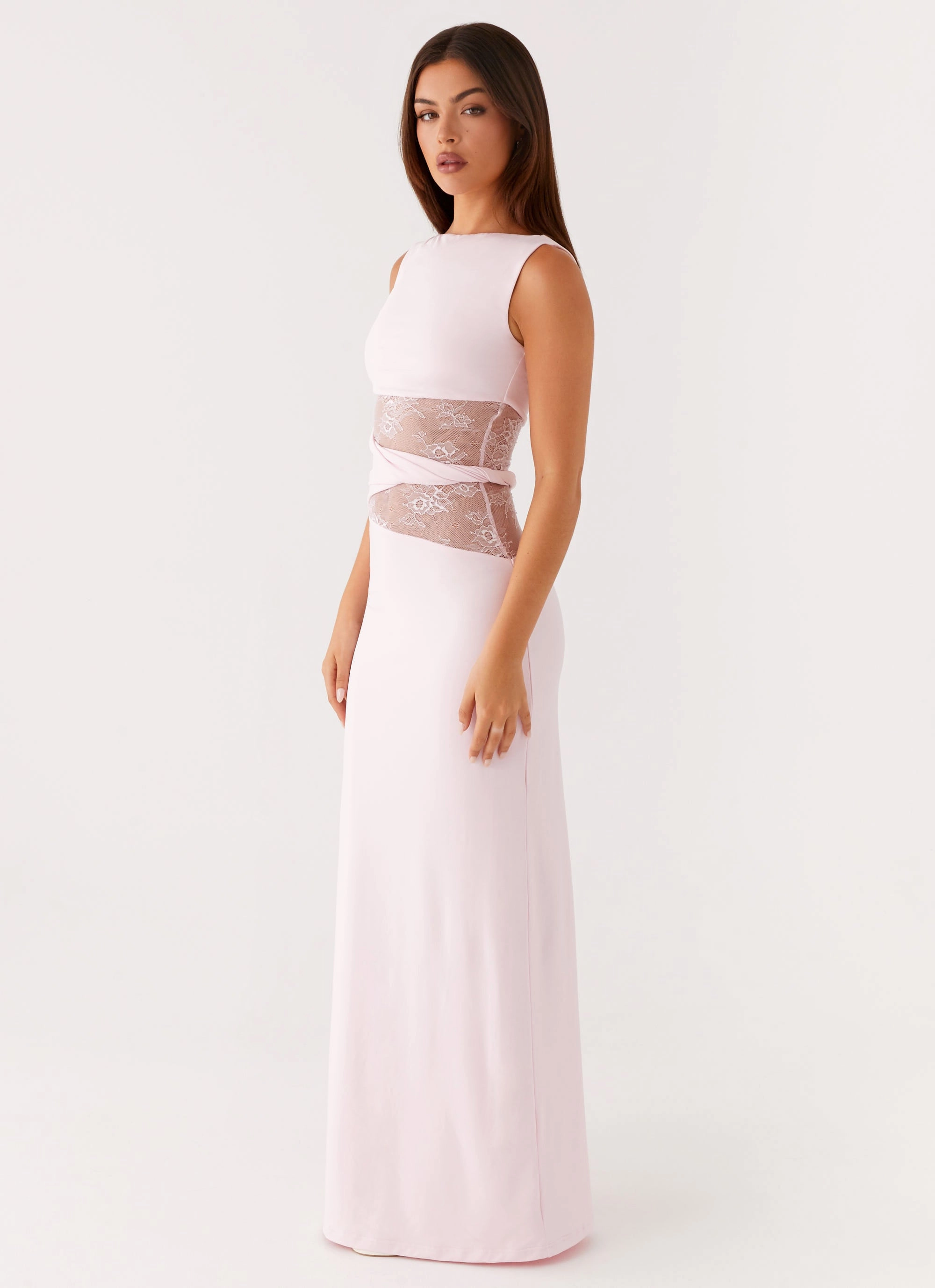 Trendy Cut Global Style Karma Maxi Dress - Pink
