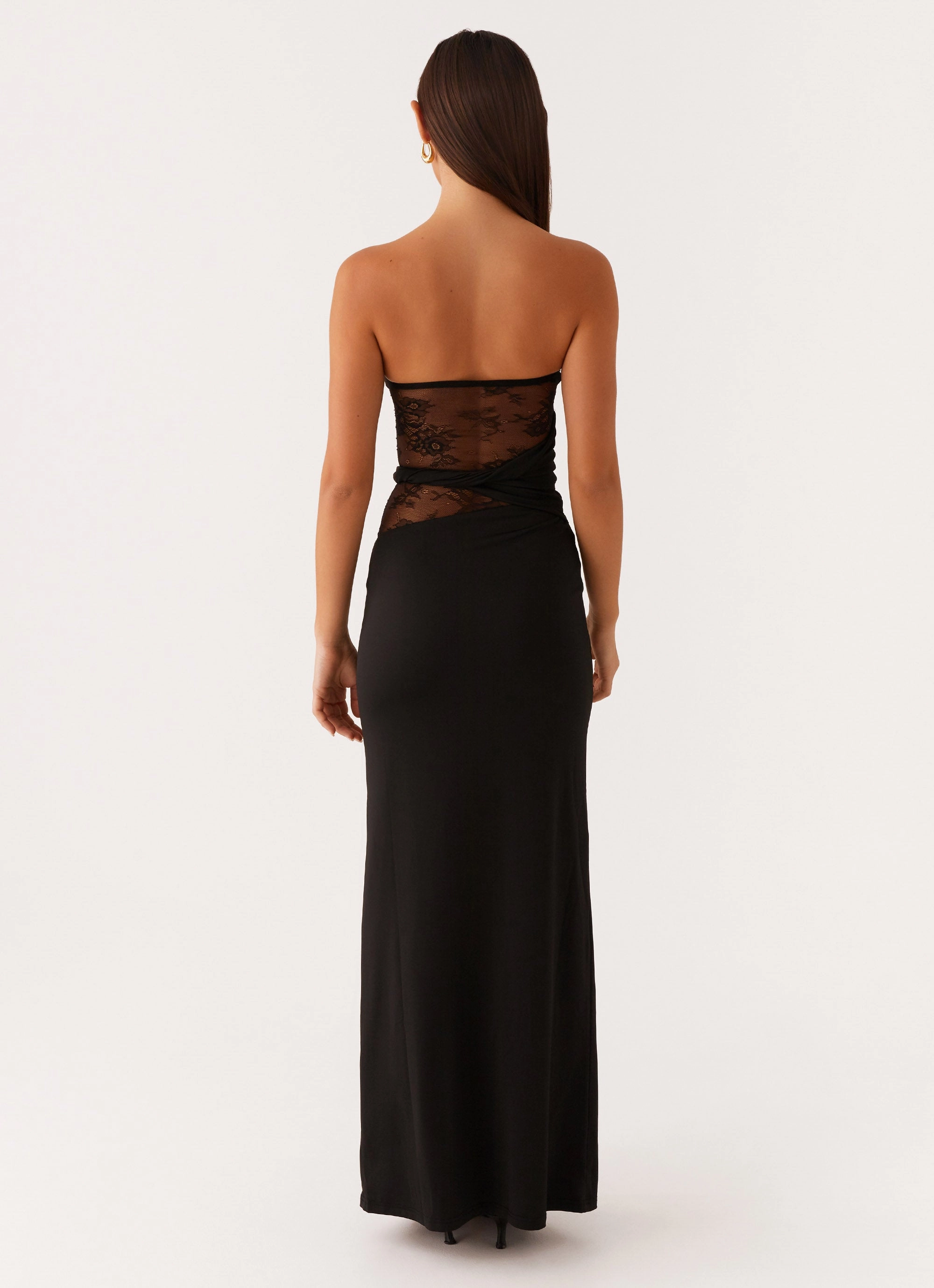 Karma Strapless Maxi Dress - Black Autumn-Season Exclusive-Design