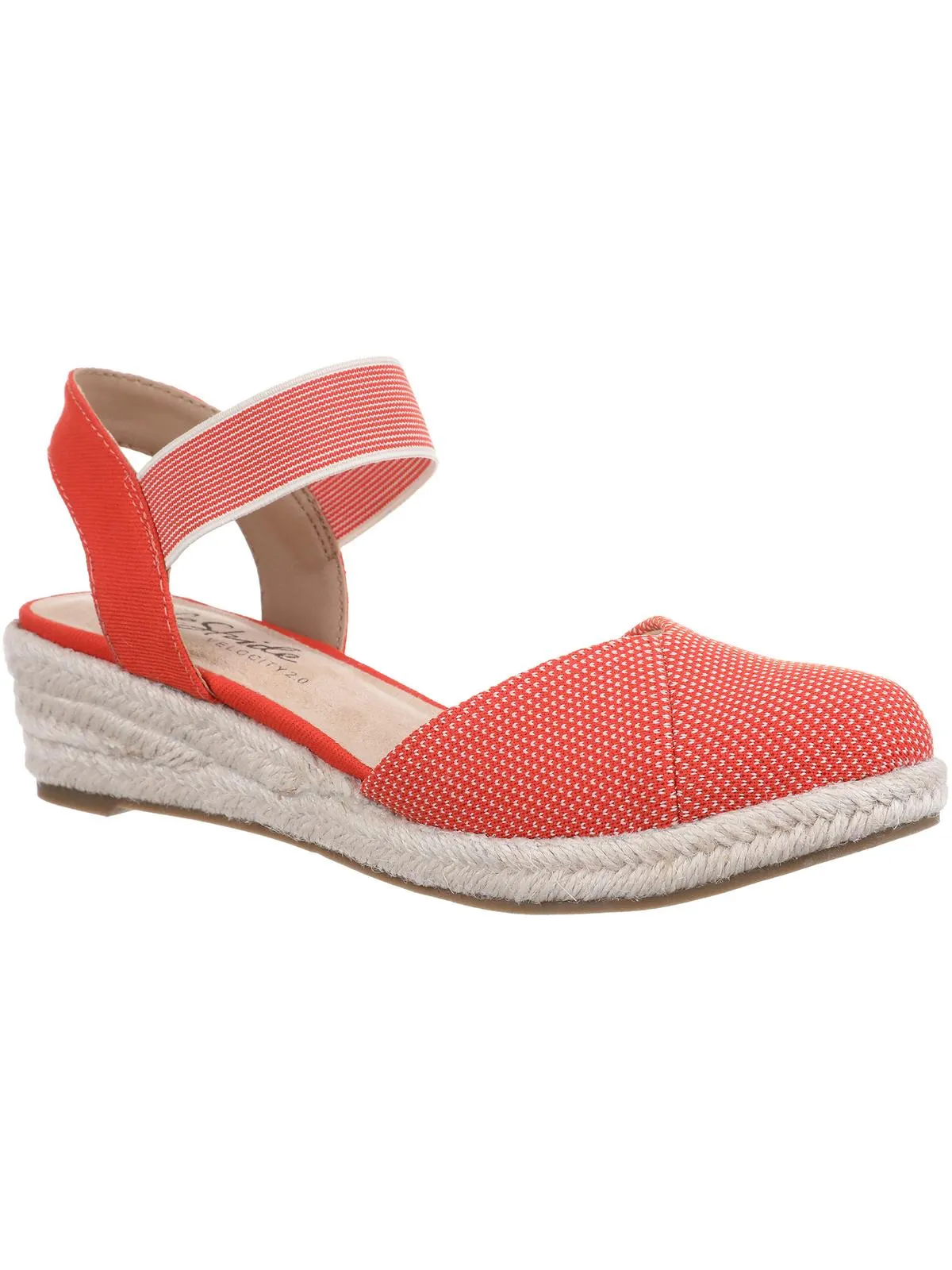 Contoured Shape Machine made Kimmie Womens Ankle Strap Closed Toe Wedge Sandals