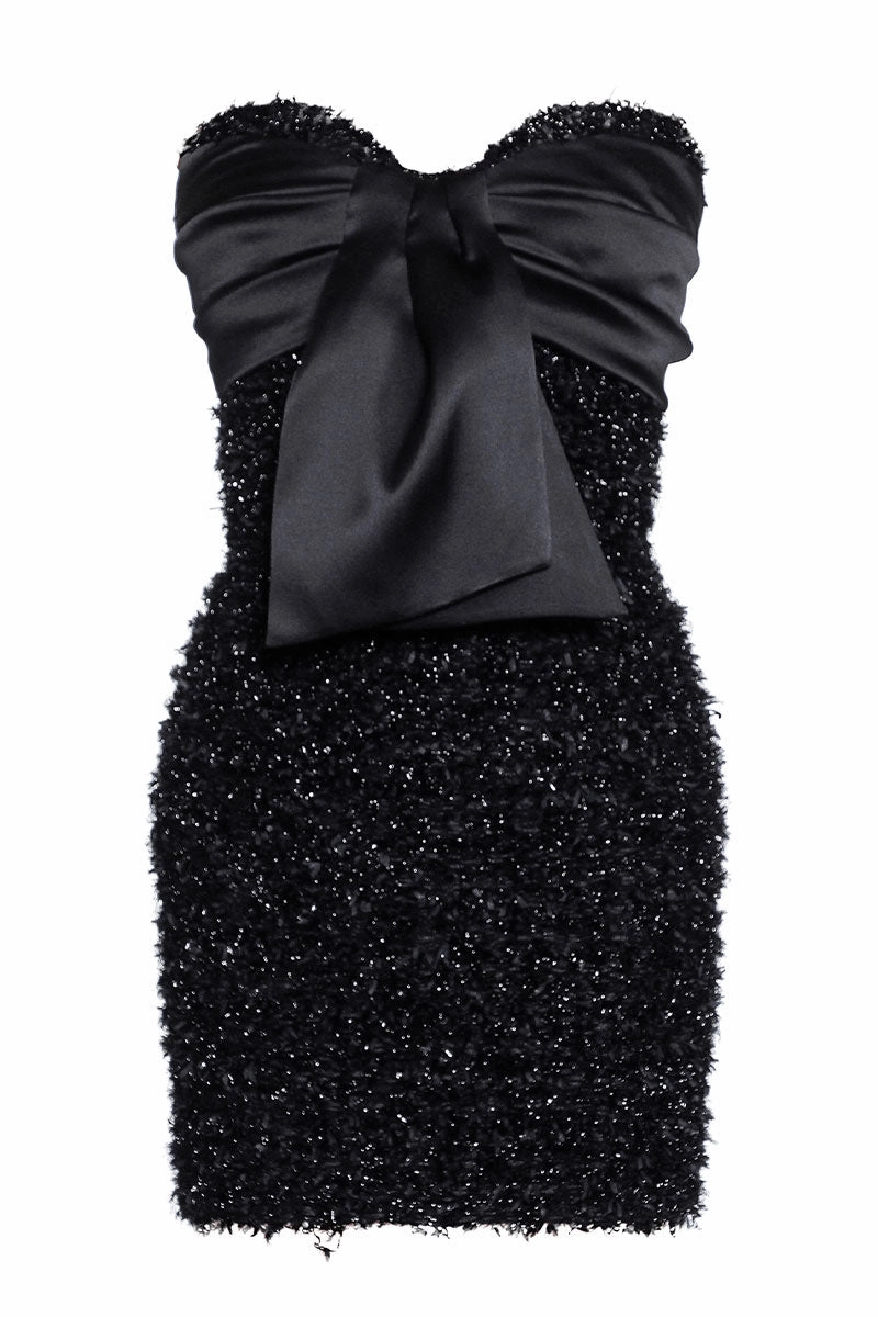 Knit Bustier Dress Practical work-to-play piece All-day Comfort