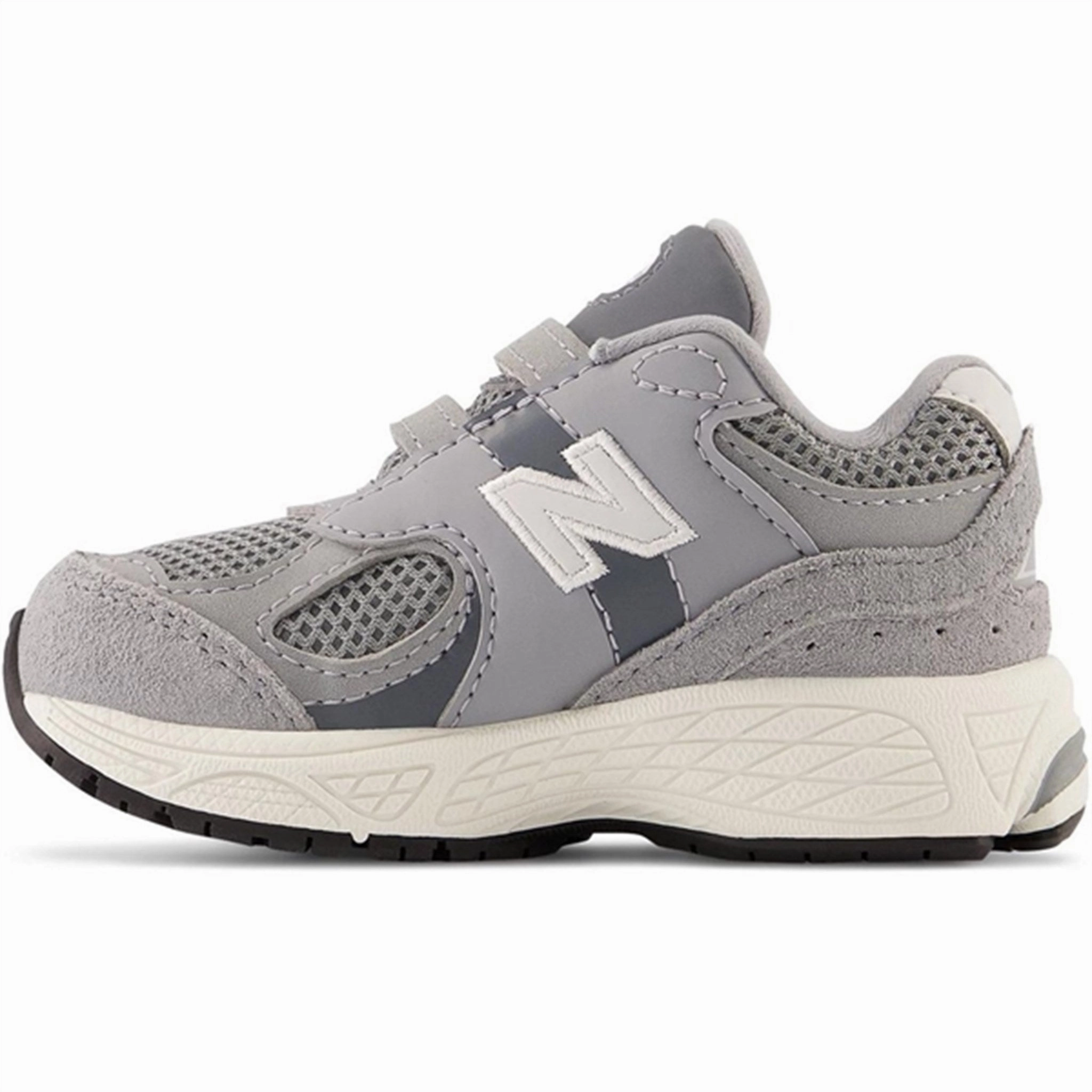 Walk Ease New Balance New Balance 2002 Hook & Loop Sneakers Steel