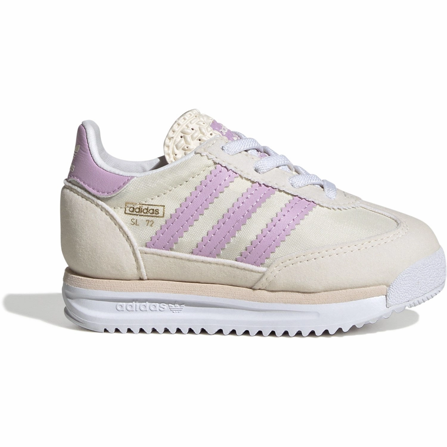 adidas Originals Chalk White/Bliss Lilac/Wonder Quartz Sl 72 Rs El I Sneakers Exclusive Look Neutral Motion Control