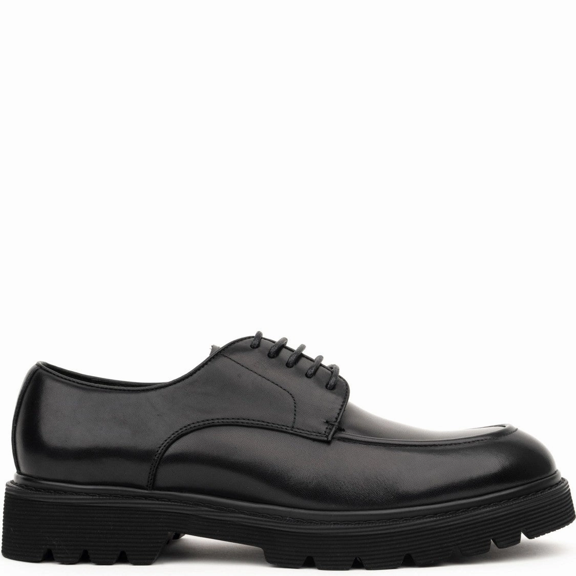 Weather Guard Lace-Up Black Leather Formal Shoes