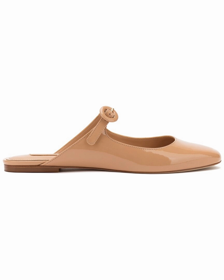 Simple Step Sandal Home Comfort Larroude Blair Patent Flat Mule
