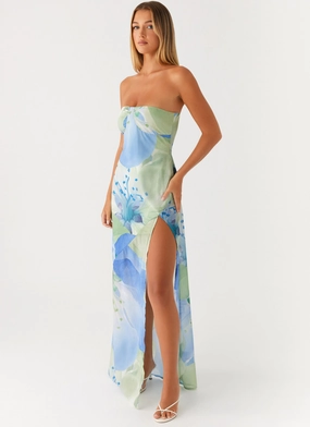 Chic Fit Wear Lawson Maxi Dress - Flower Print