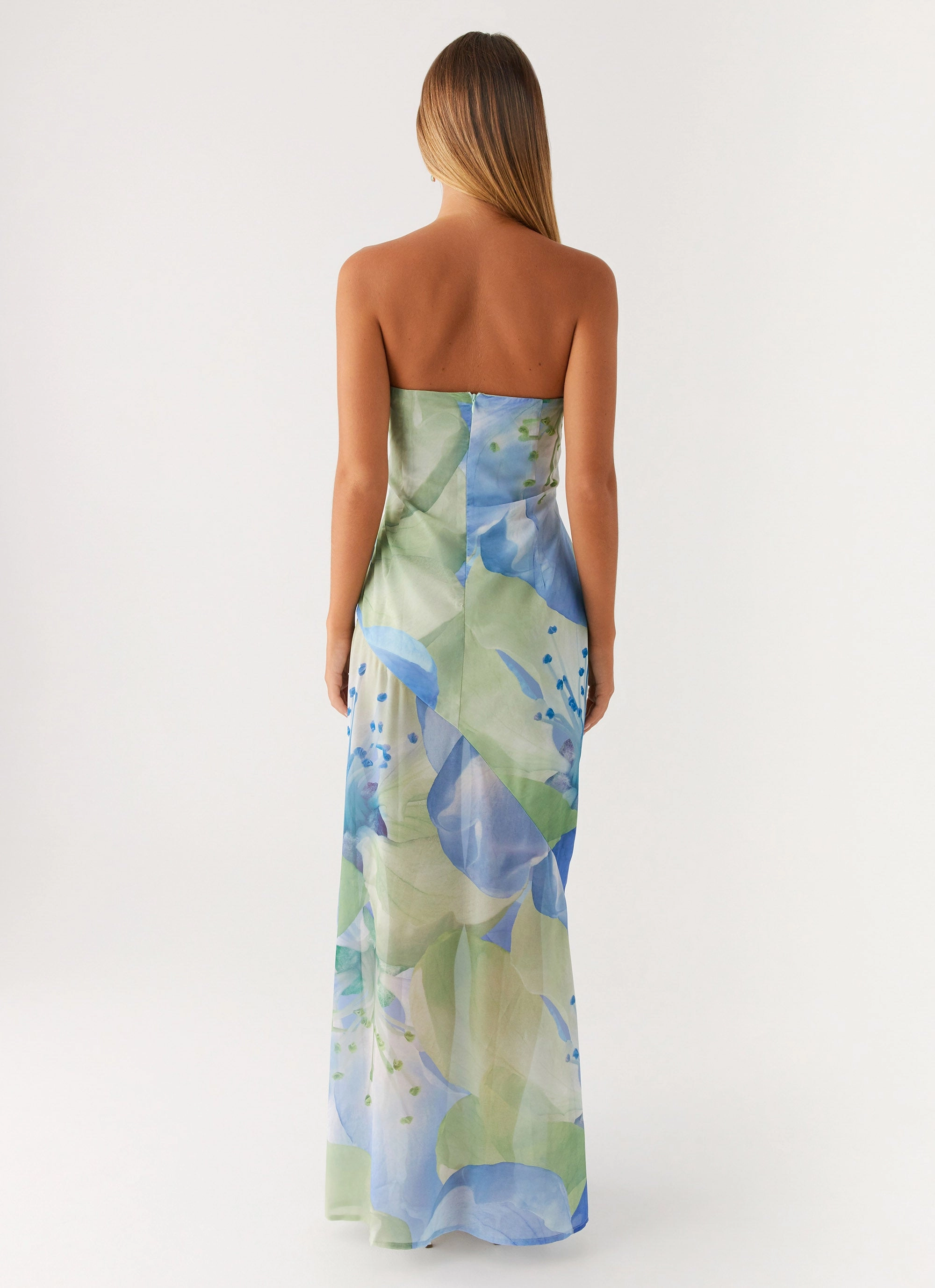 Luxe Fit Dreamy Motion Lawson Maxi Dress - Flower Print