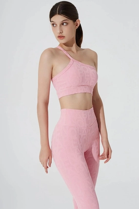 Active Comfort Style Leisure Wear Classic Serein 3D Single Strap Shoulder Bra - Powder Pink