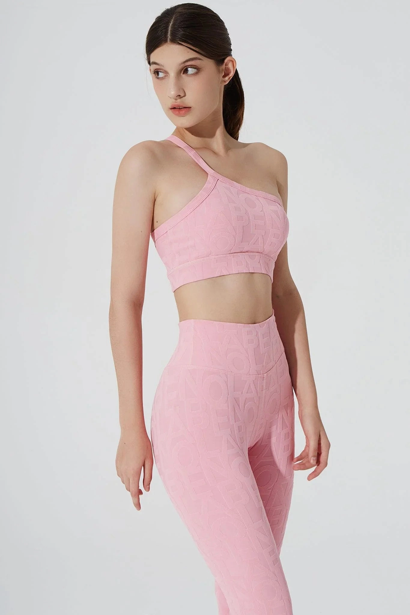 Active Comfort Style Leisure Wear Classic Serein 3D Single Strap Shoulder Bra - Powder Pink