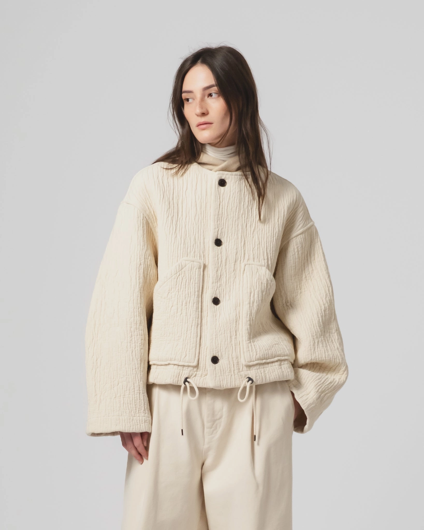 G.o.D Nuclear Jacket Fjord Jacquard Wheat college