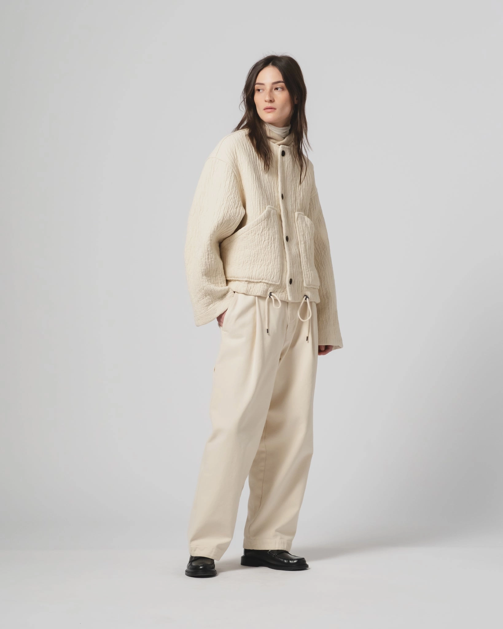 G.o.D Nuclear Jacket Fjord Jacquard Wheat Secure Zip Pockets