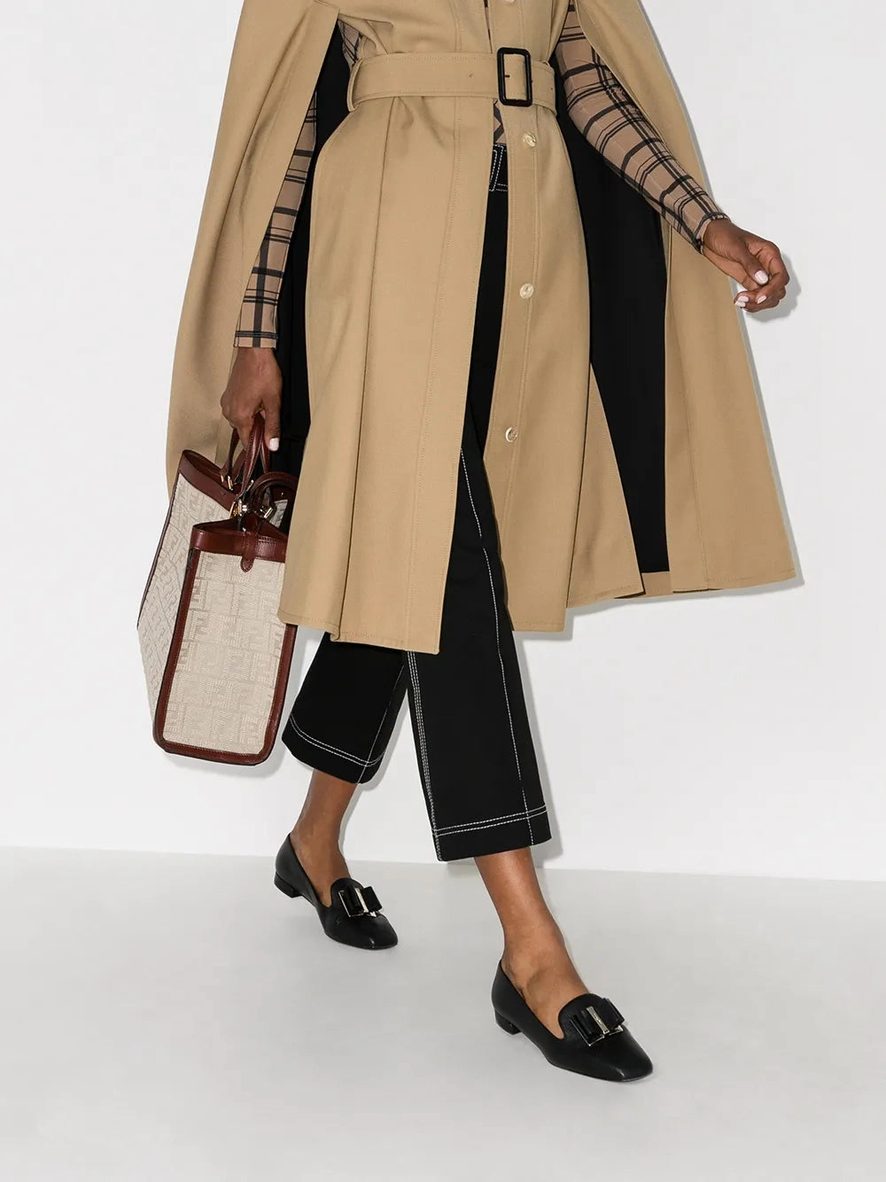 Sturdy Ferragamo Zaneta Double-Bow Moccasins