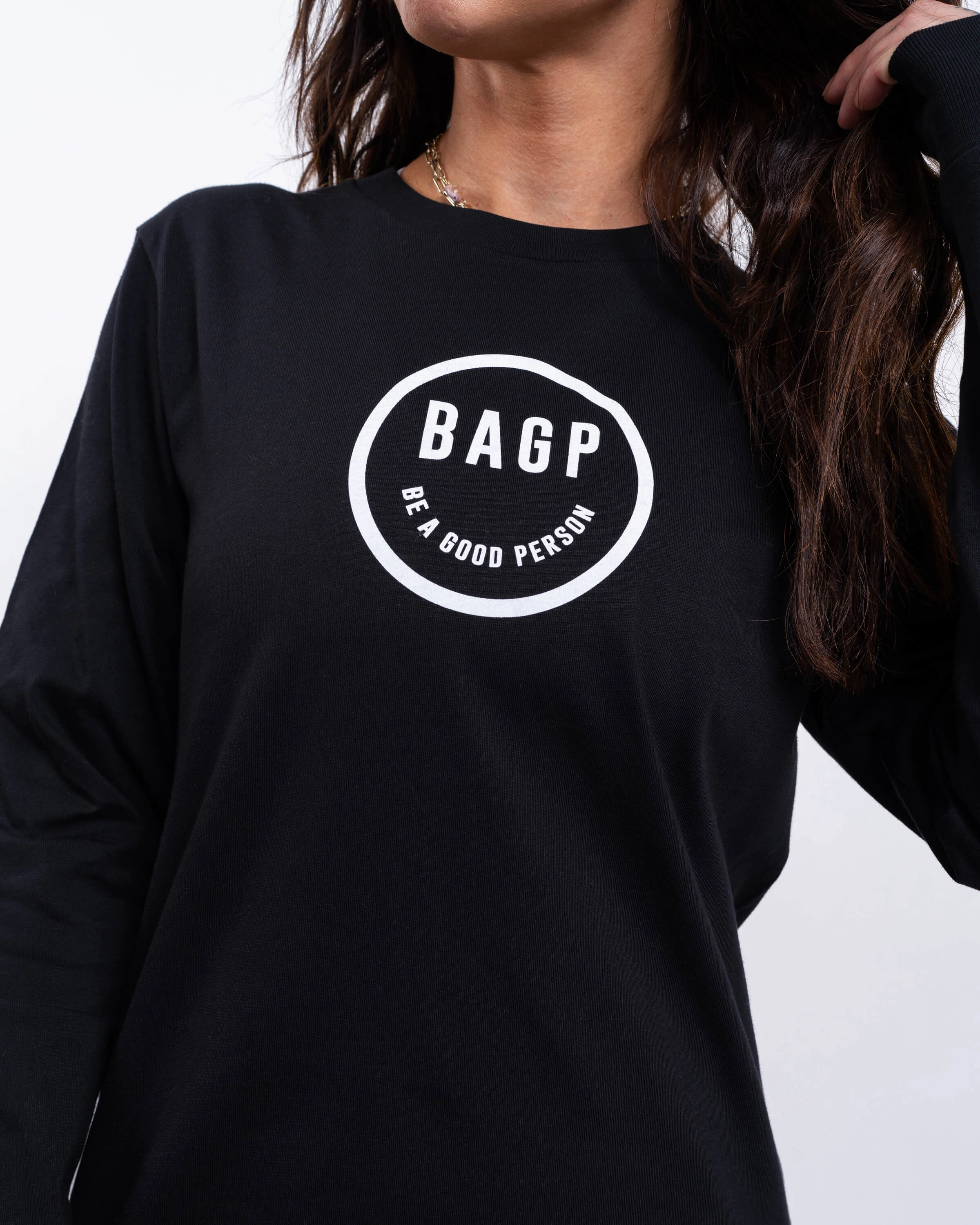 Smiley Long Sleeve - Black Chill Mode Fit Quick Change