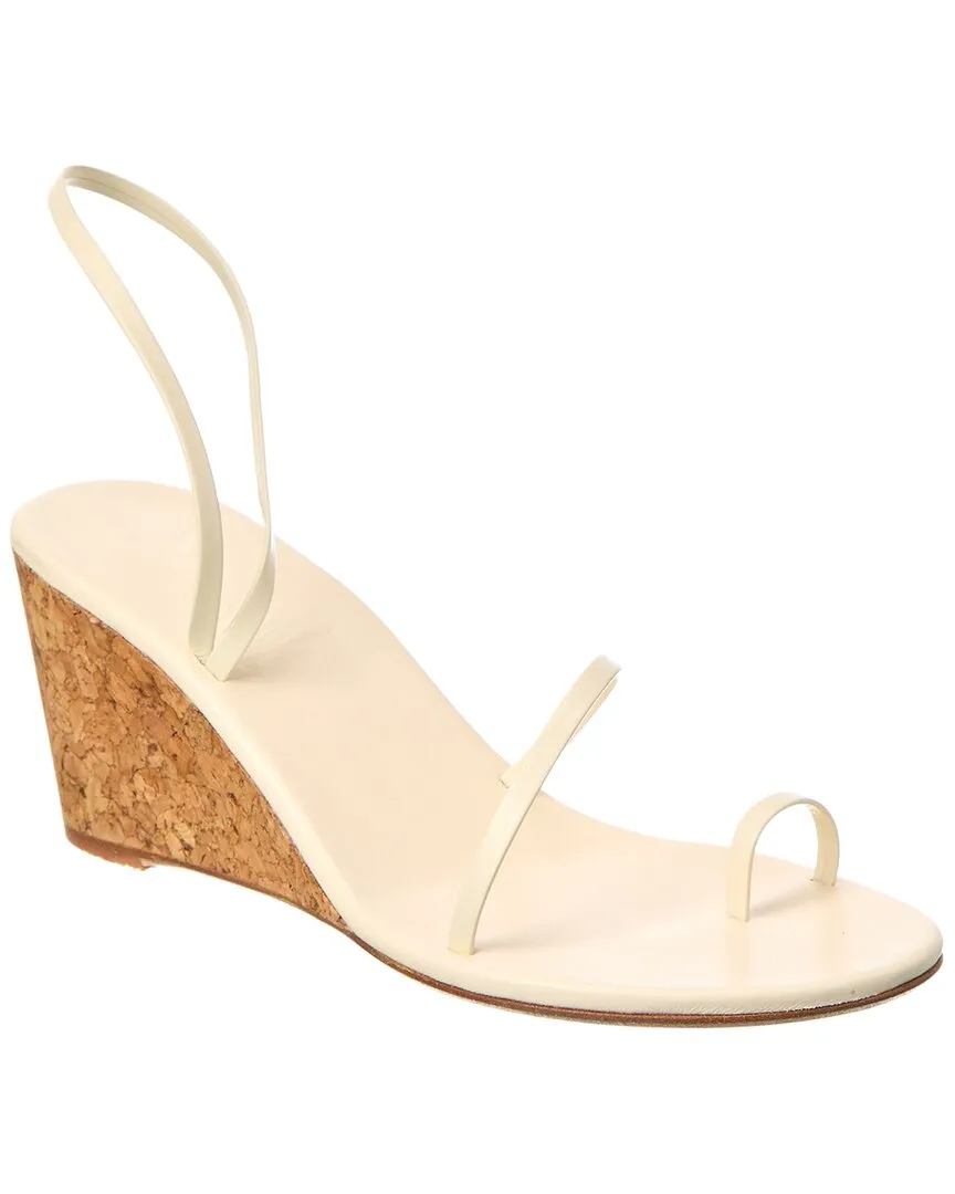 Moisture wicking Ancient Greek Sandals Chora Mid Wedge Leather Sandal