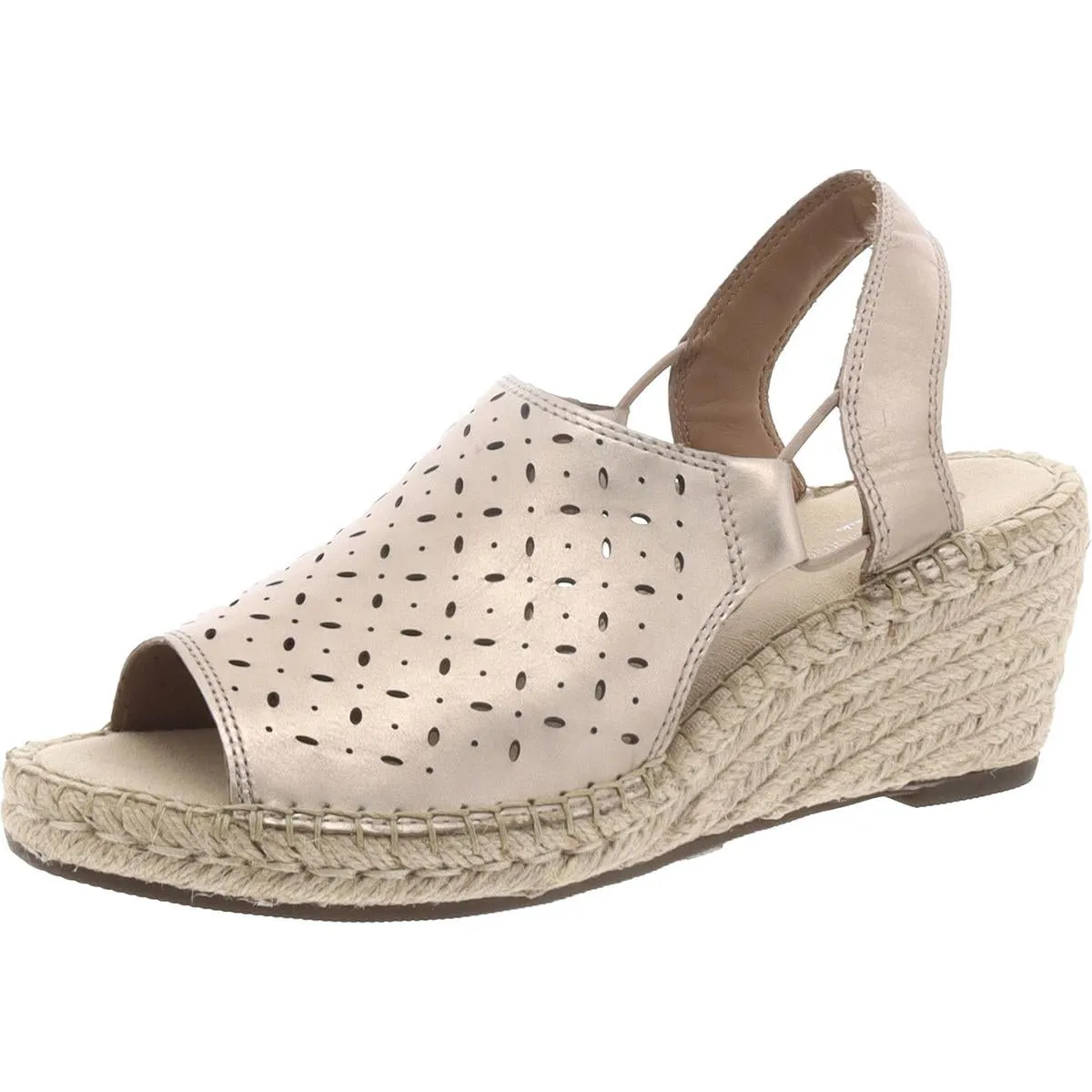 Petrina Gail Womens Perforated Espadrilles Effortless Style
