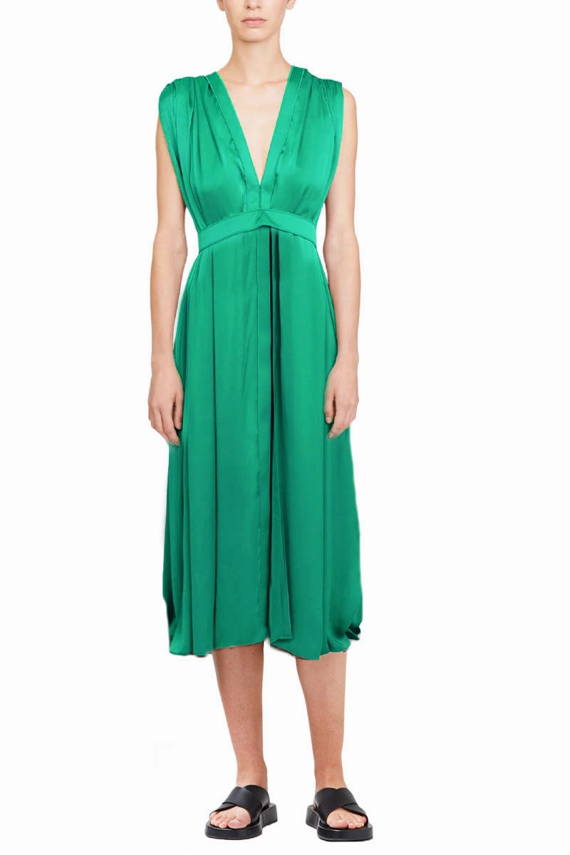 Smile Soft Belted Midi Dress