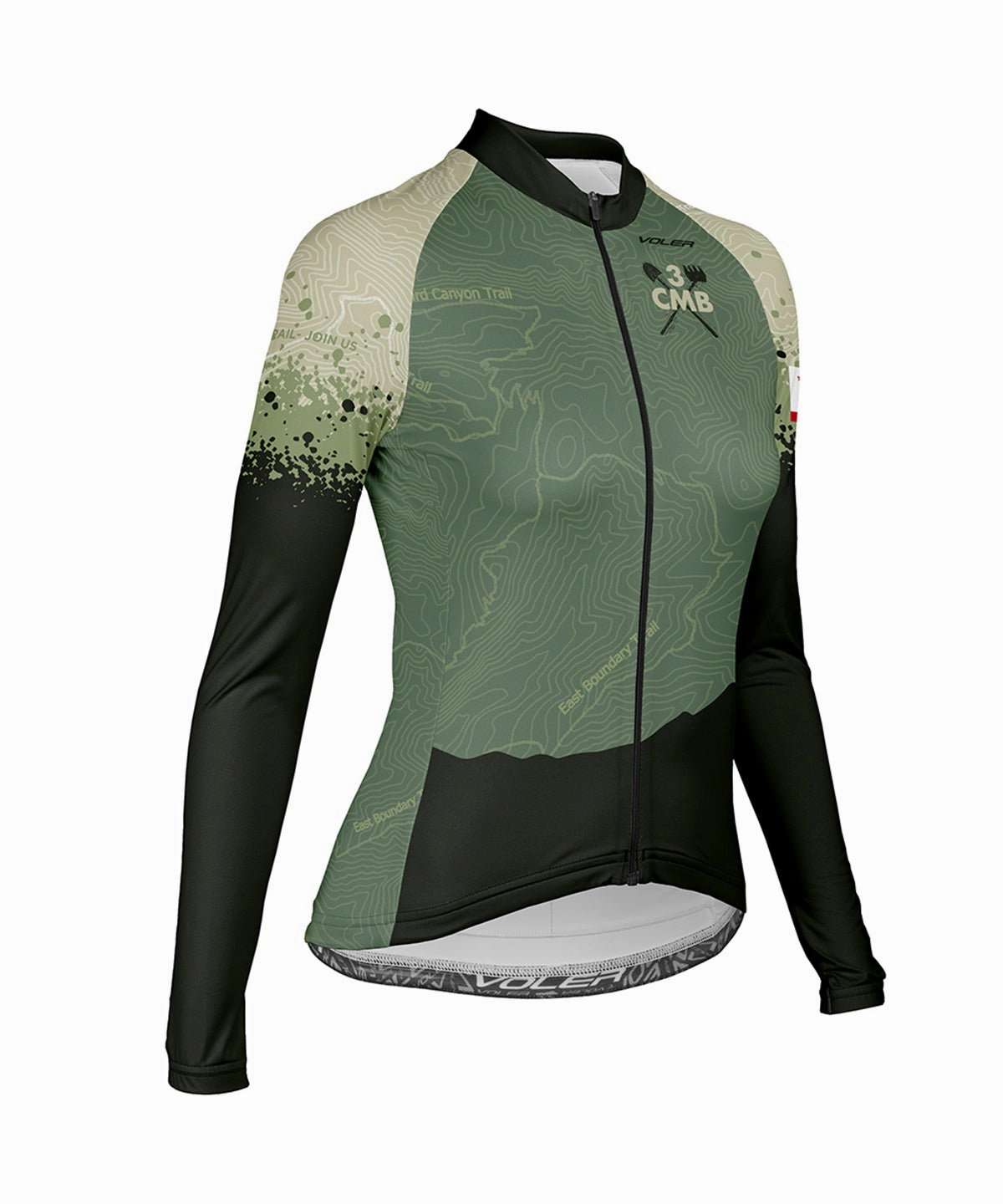 Tight Feel W. PELOTON COASTAL LS JERSEY - 3CMB