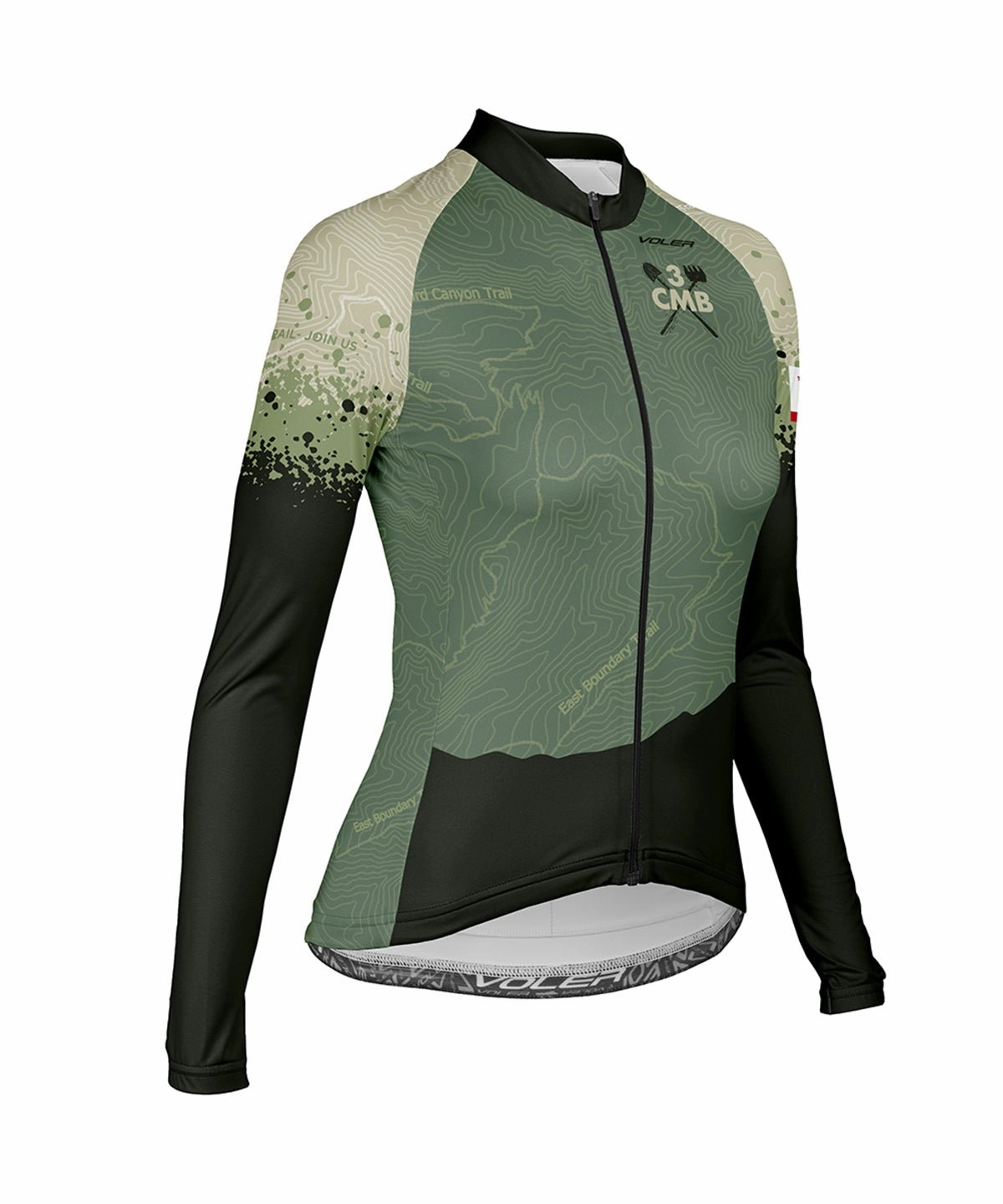 W. PELOTON COASTAL LS JERSEY - 3CMB Dry Layer