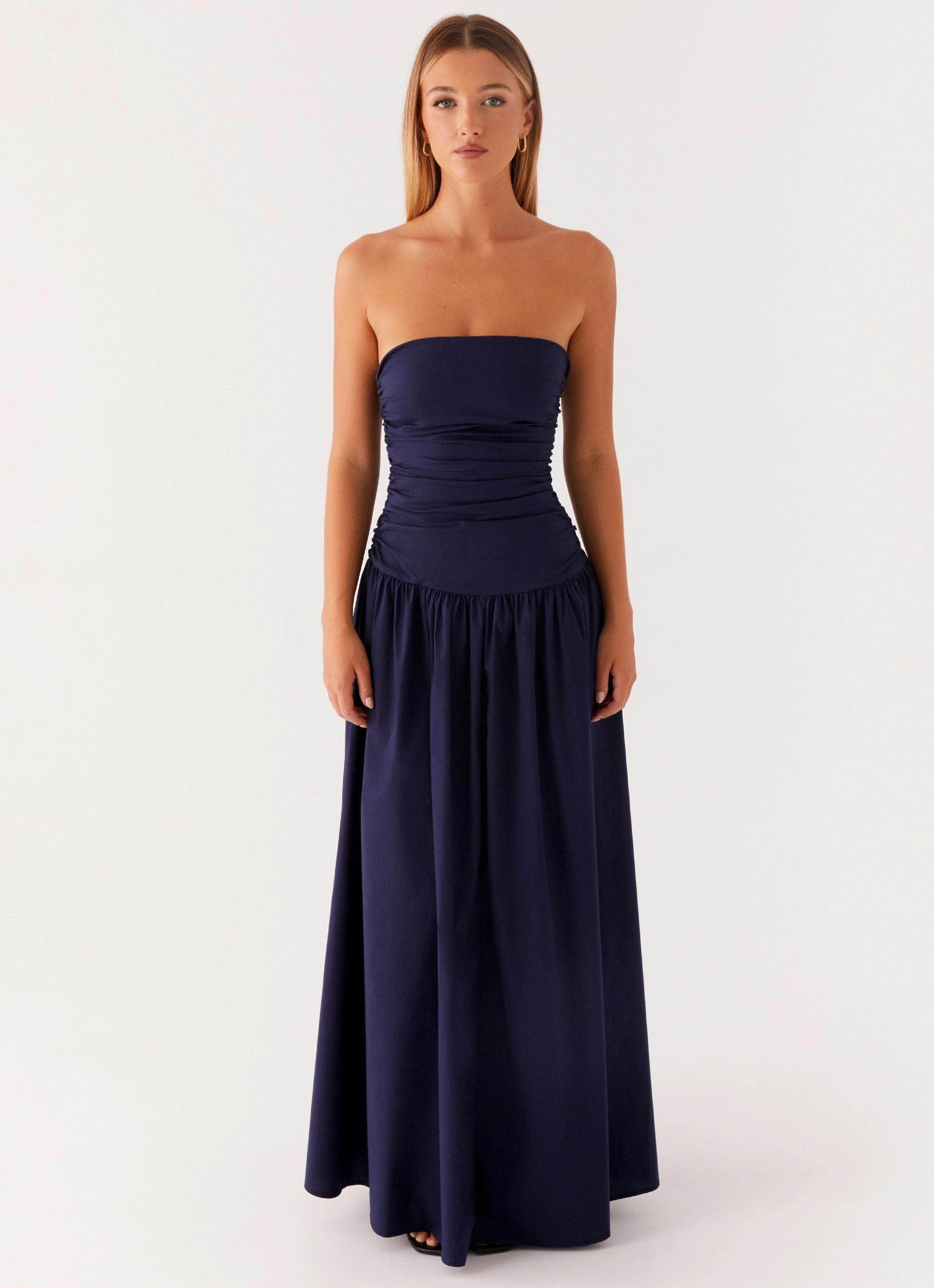 Carmel Maxi Dress - Navy Smart and Relaxed