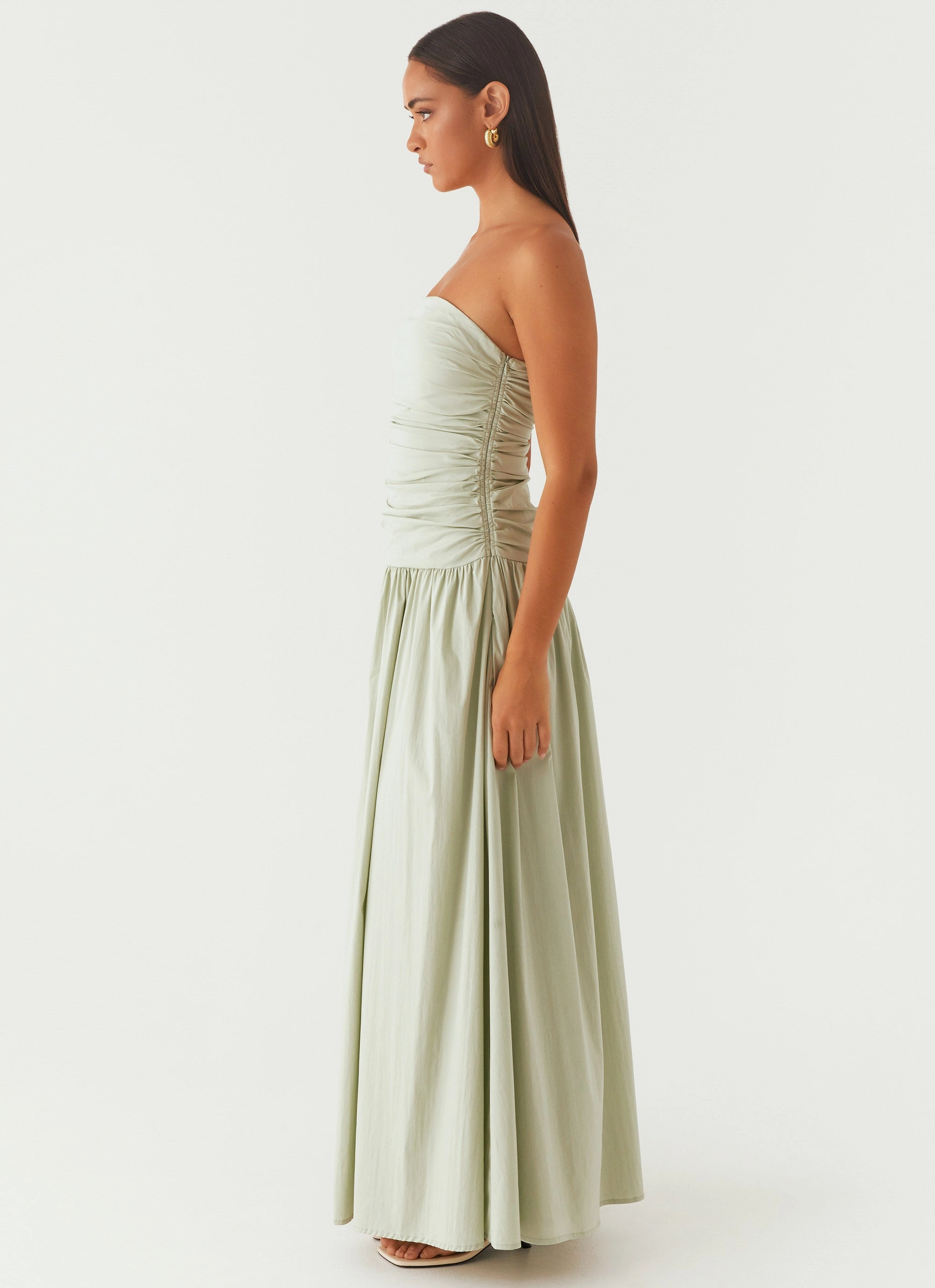 Flattering Design Timeless Fit Carmel Maxi Dress - Sage