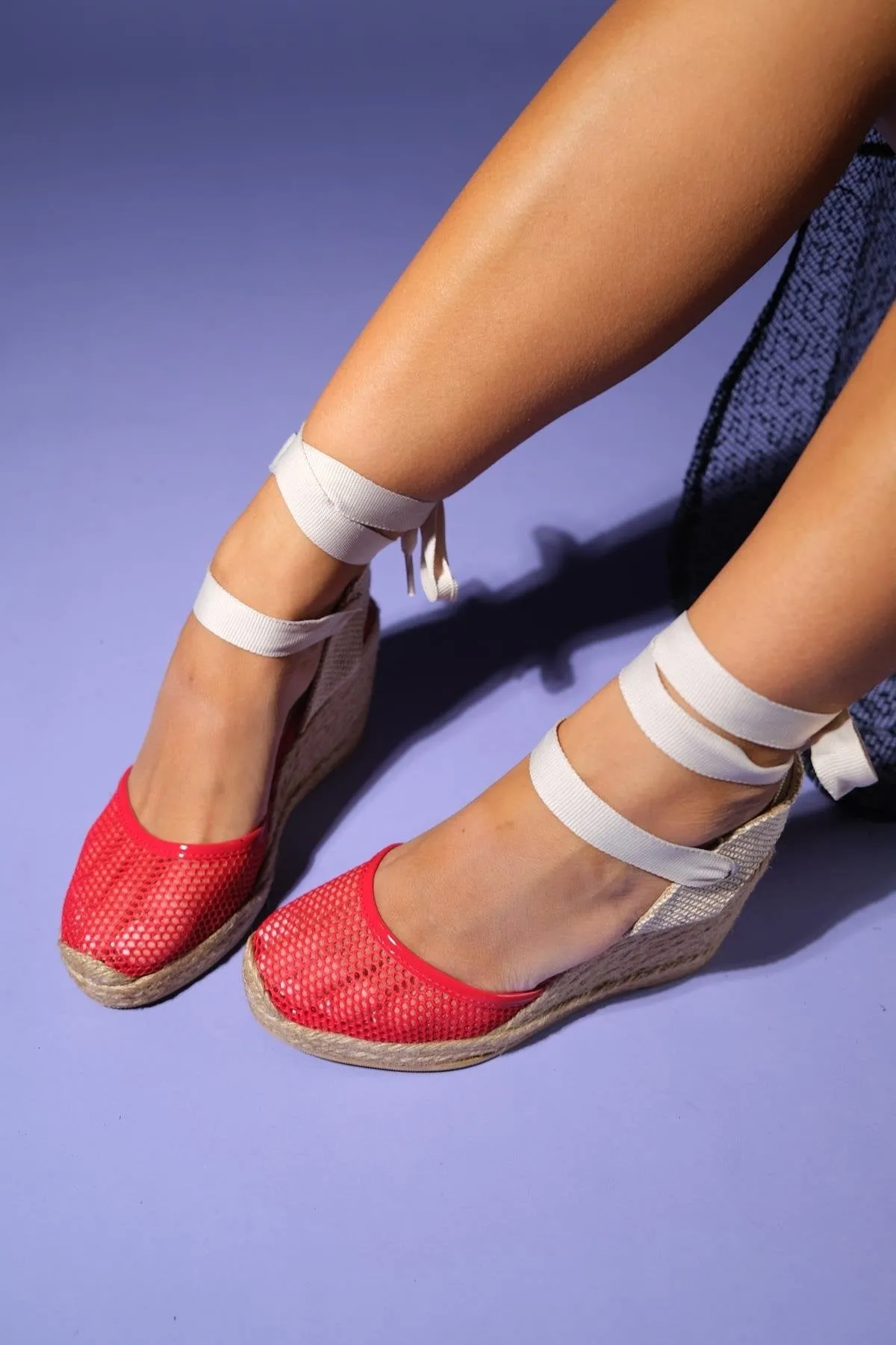 Lions Mesh Leather Wedge Espadrilles Sandal Social Walk Zero Drop Heel