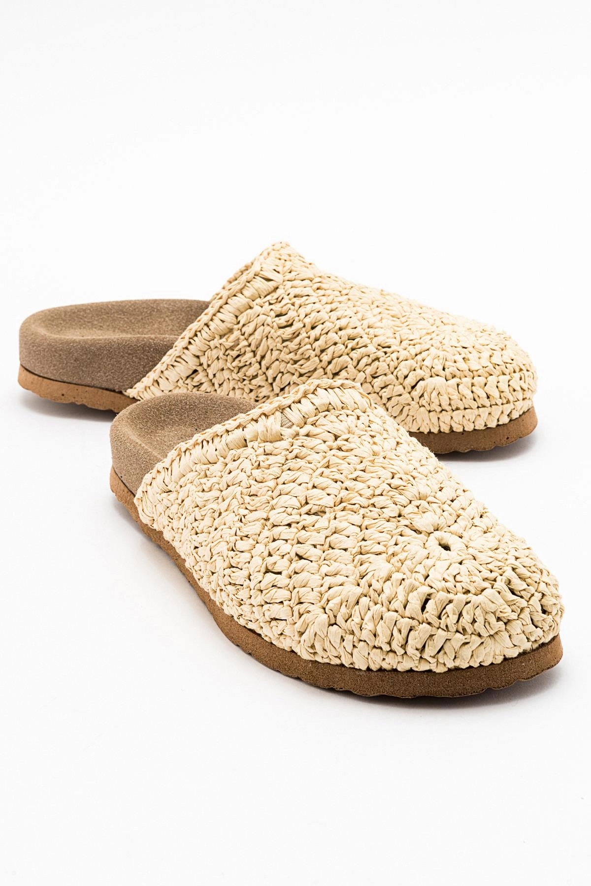 Shock Absorbing Loop Woven Slide Sandal (Women)