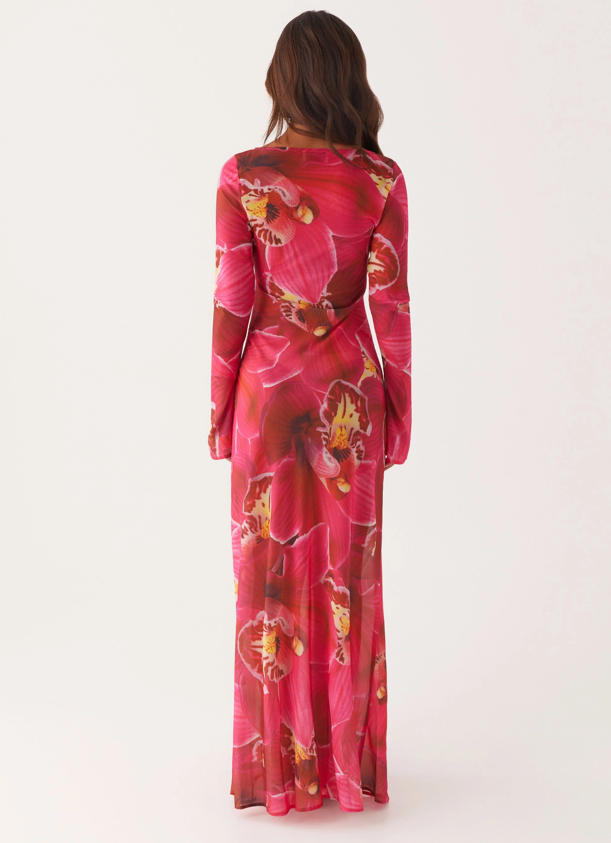 Tactile Feel Fashionable Layer Lorde Maxi Dress - Orchid Pink