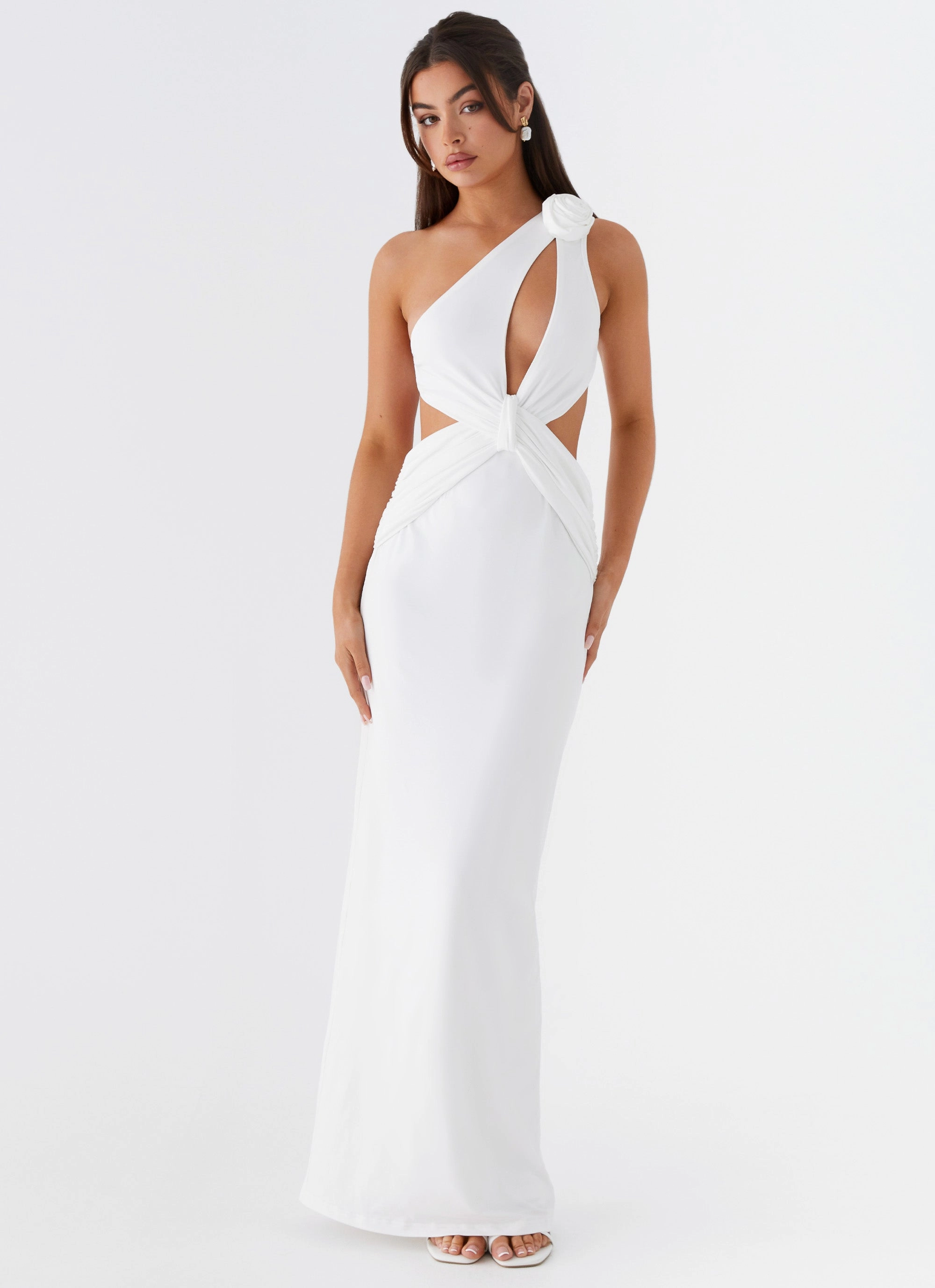 Lovesome Rosa Maxi Dress - White Breathable Style