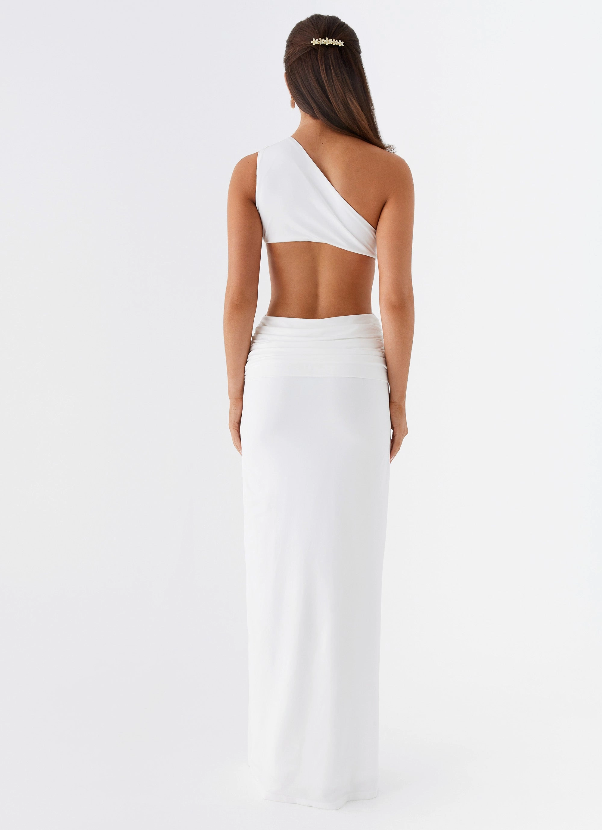 Chill Base Lovesome Rosa Maxi Dress - White