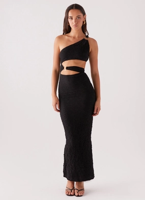 Natural Light North Haven Maxi Dress - Black