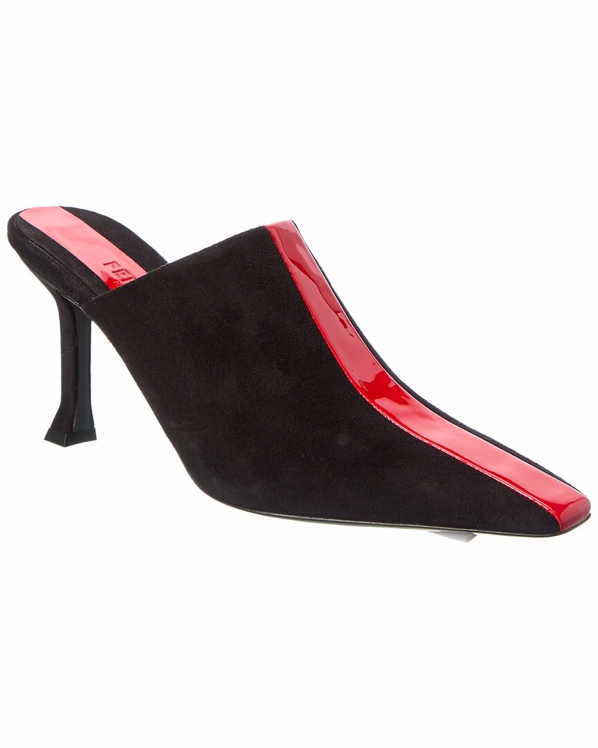 Comfortable Use Simple Relax Sandal Ferragamo Sophye Suede & Patent Mule