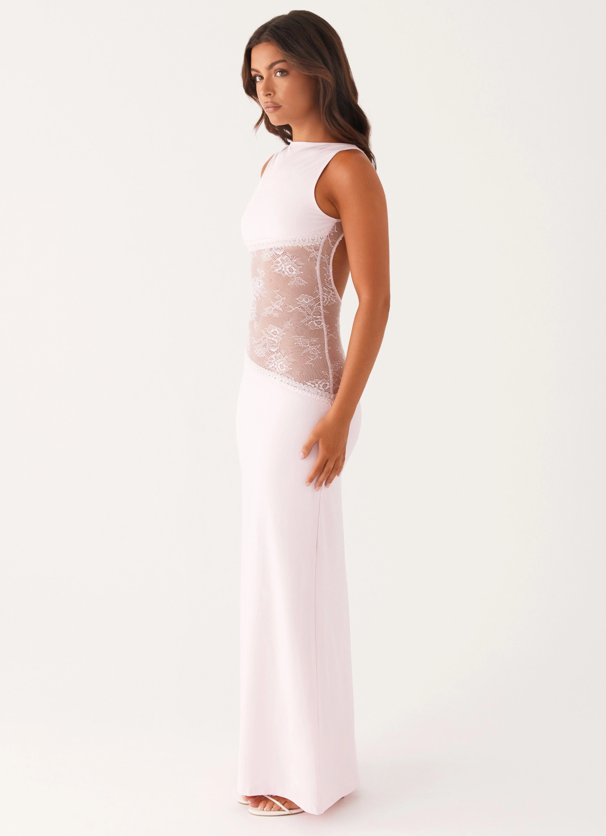 Lucinda Maxi Dress - Pink One Piece Look