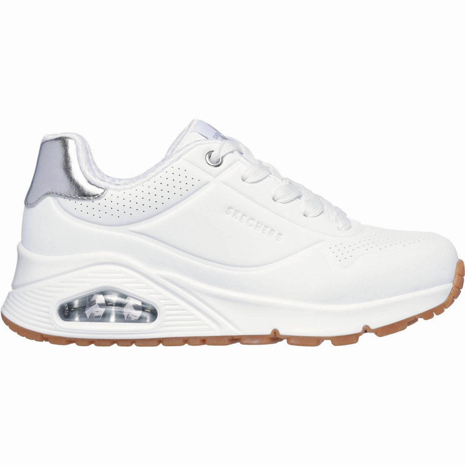 Ready Anywhere Stretchable Collar Skechers WSL Uno Gen1 - Shimmer Away Sneakers