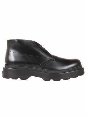 Point Tip Smart Shoes Leather Shoes With Sole And Lace-Up Closure